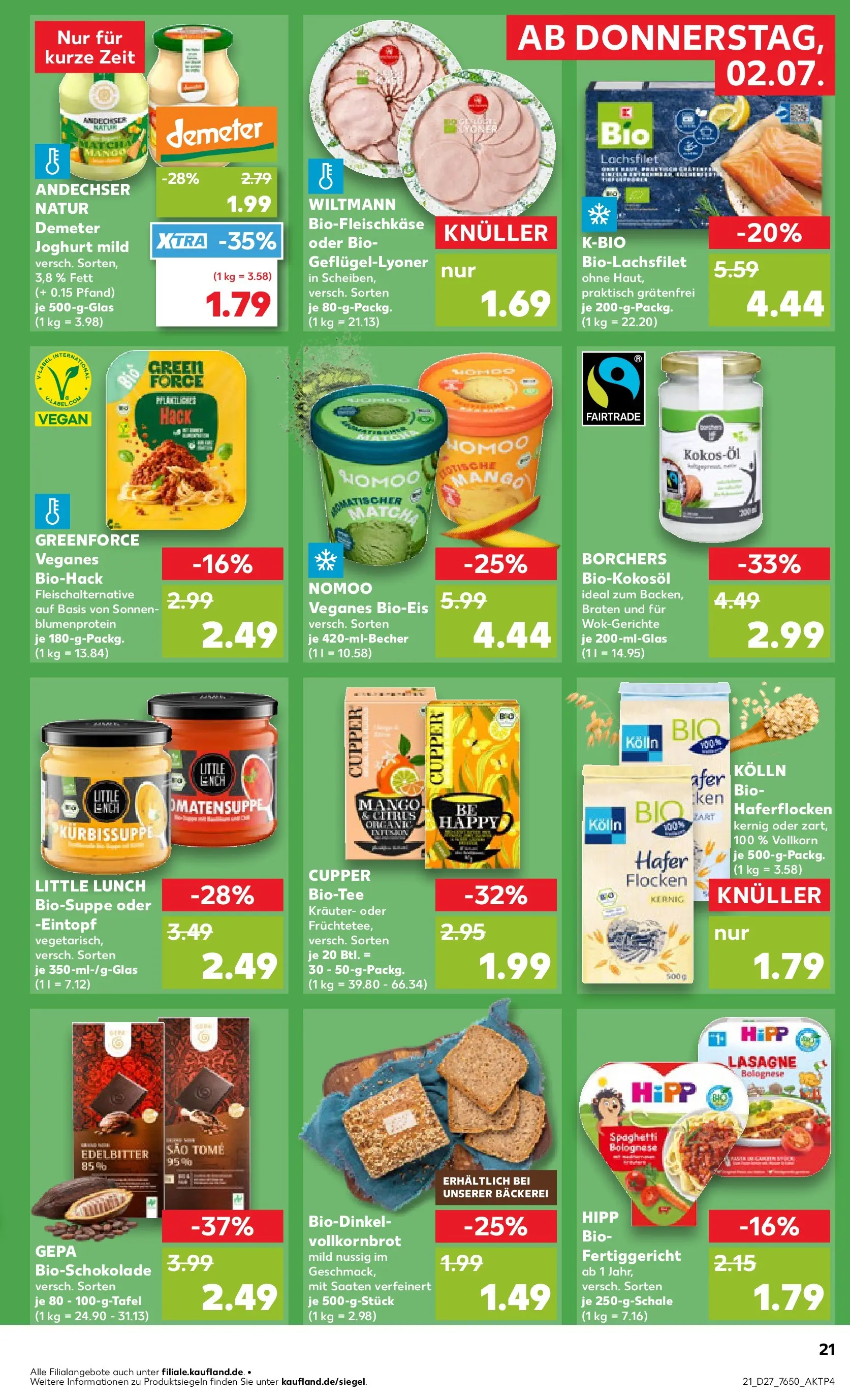 Prospekt Kaufland ab 29.06.2026 » Angebote Online zum Blättern | Seite: 32 | Produkte: Kolln, Vollkornbrot, Mango, Flocken