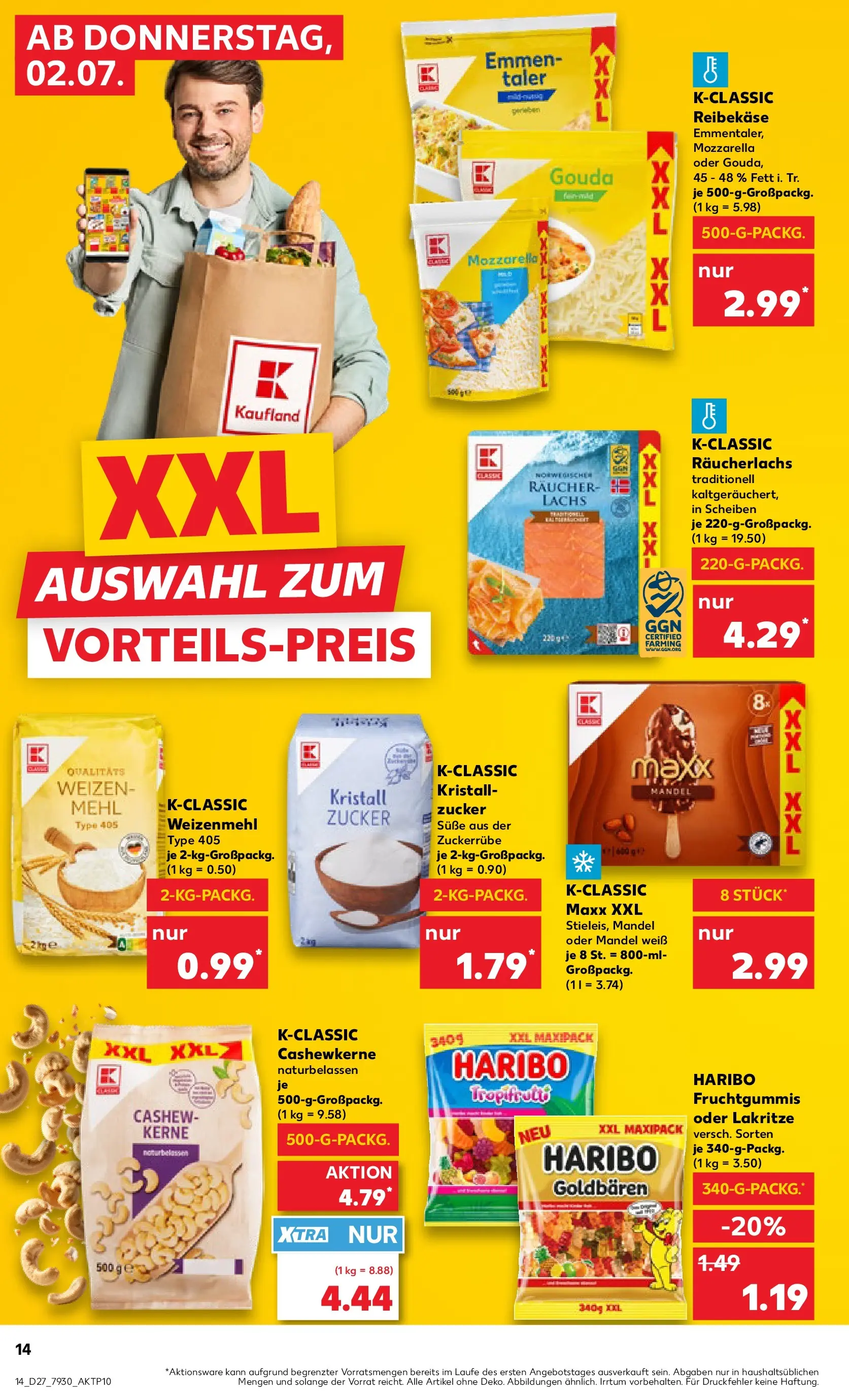 Prospekt Kaufland ab 29.06.2026 » Angebote Online zum Blättern | Seite: 25 | Produkte: Mozzarella, Gouda, Weizenmehl, Räucherlachs