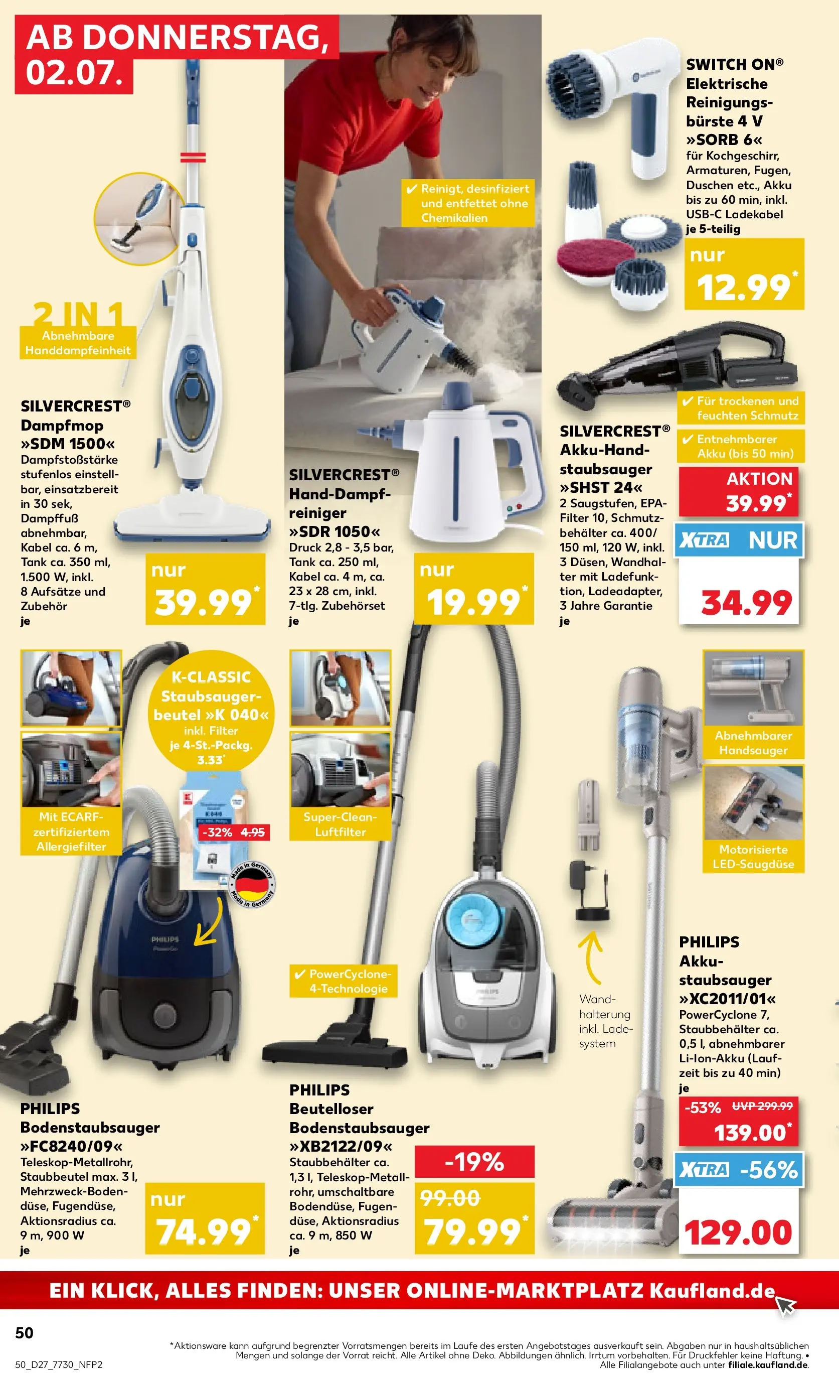 Prospekt Kaufland ab 29.06.2026 » Angebote Online zum Blättern | Seite: 61 | Produkte: Kabel, Philips, Staubsauger, Ladekabel
