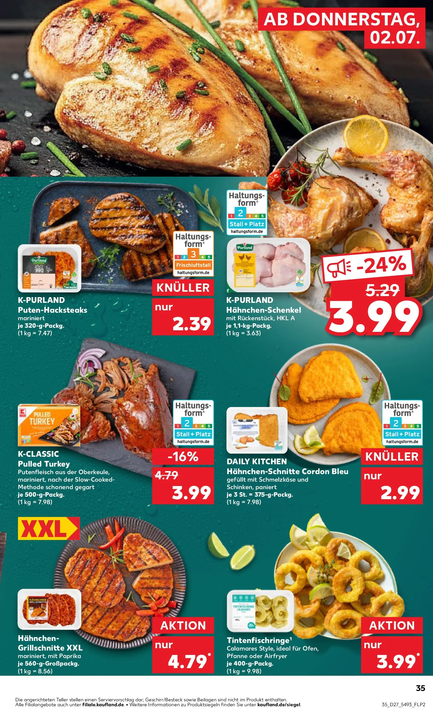 Prospekt Kaufland ab 29.06.2026 » Angebote Online zum Blättern | Seite: 46 | Produkte: Hahnchen, Hahnchenschenkel, Paprika