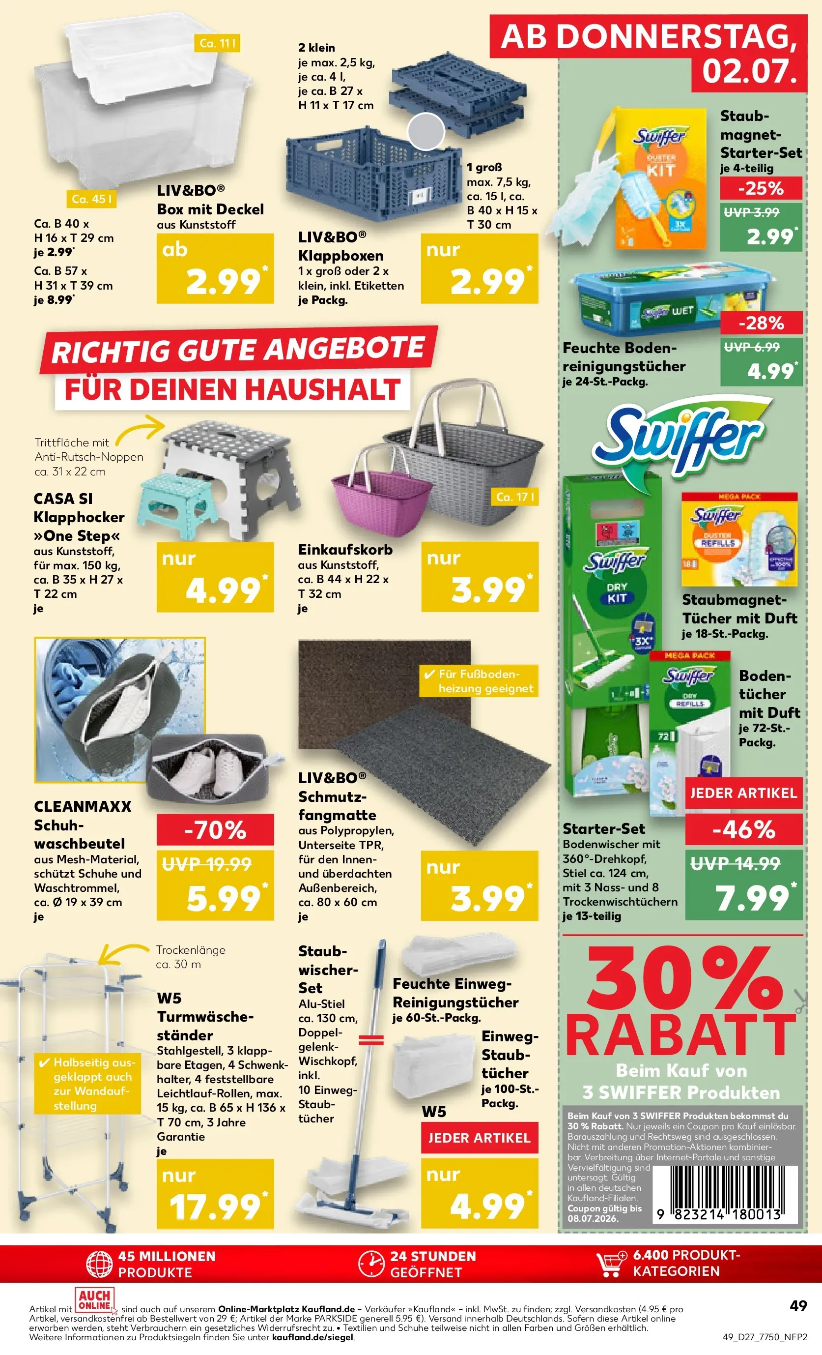 Prospekt Kaufland ab 29.06.2026 » Angebote Online zum Blättern | Seite: 60 | Produkte: Box, Duft, Reinigungstücher, Swiffer