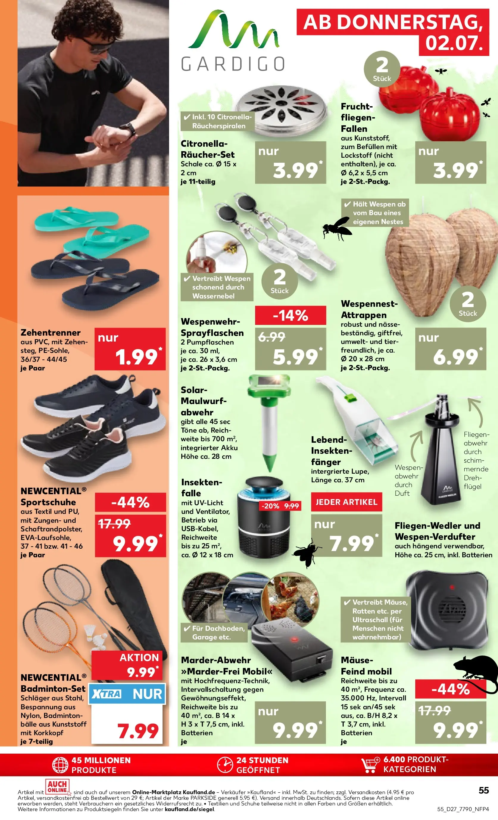 Prospekt Kaufland ab 29.06.2026 » Angebote Online zum Blättern | Seite: 66 | Produkte: Batterien, Duft, Badmintonset