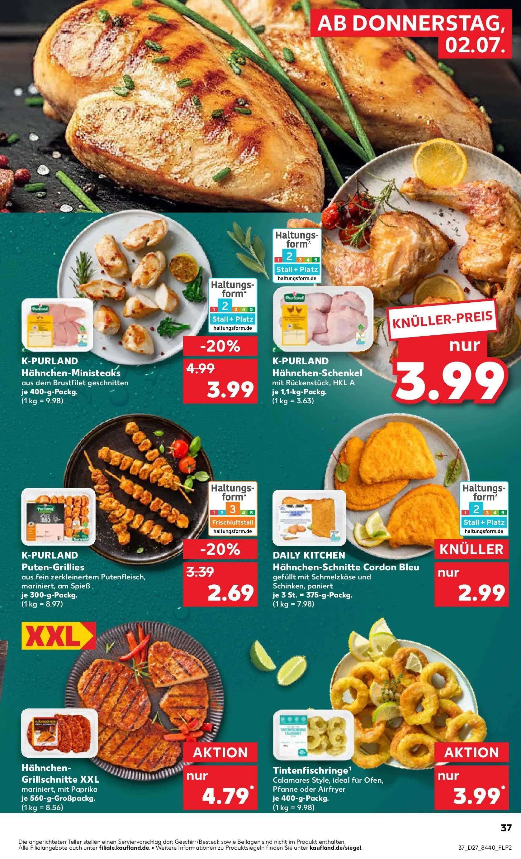 Prospekt Kaufland ab 29.06.2026 » Angebote Online zum Blättern | Seite: 48 | Produkte: Hahnchen, Hahnchenschenkel, Paprika
