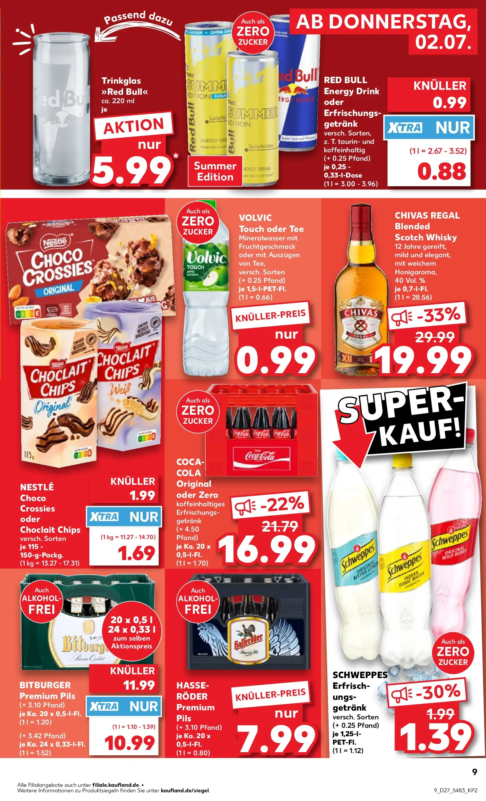 Prospekt Kaufland ab 29.06.2026 » Angebote Online zum Blättern | Seite: 20 | Produkte: Energy, Regal, Zucker, Volvic