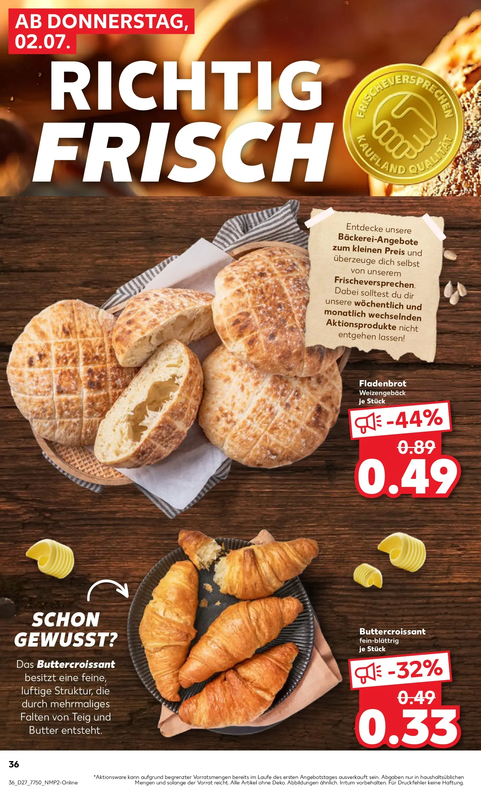 Prospekt Kaufland ab 28.06.2026 » Angebote Online zum Blättern | Seite: 47 | Produkte: Butter