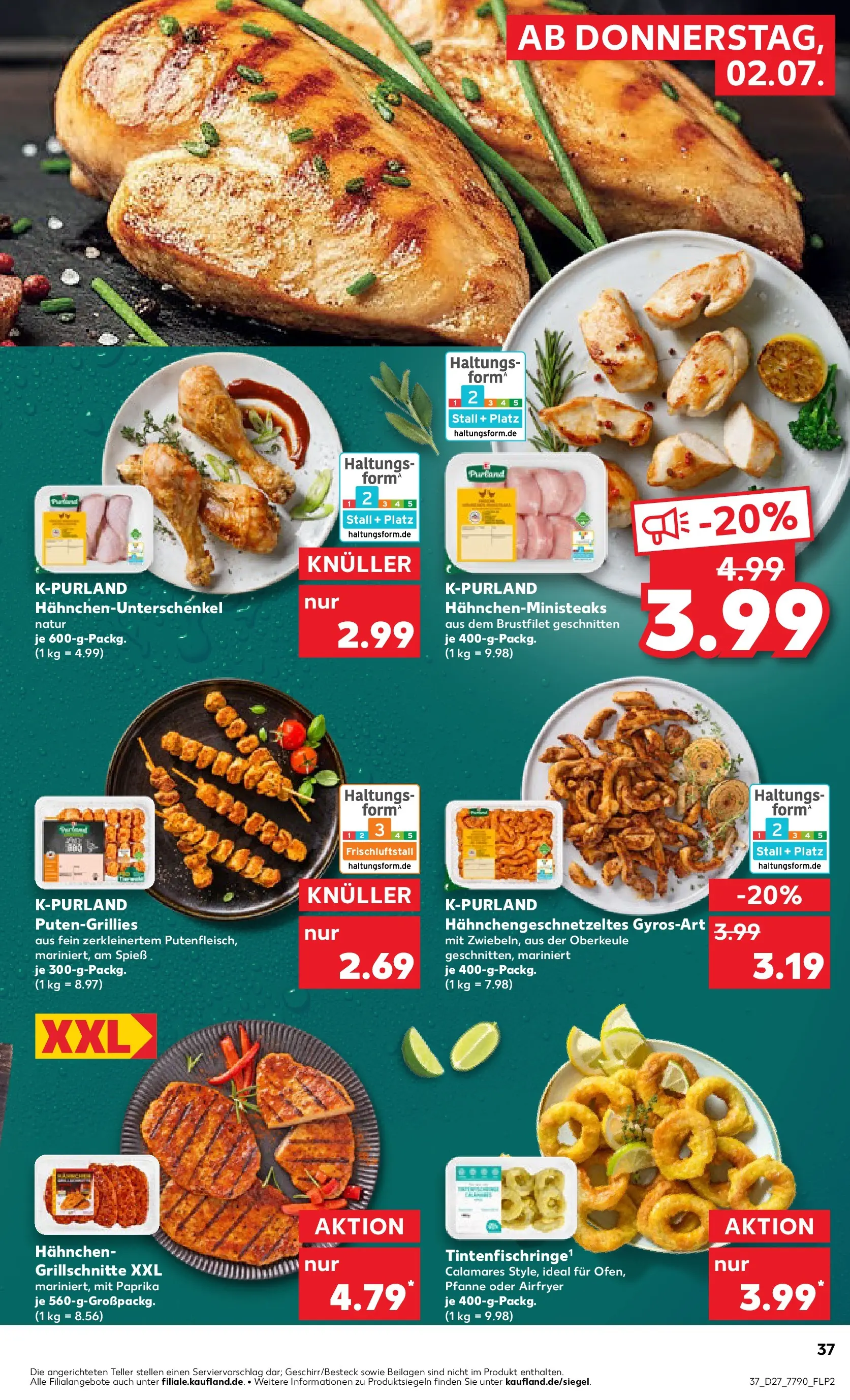 Prospekt Kaufland ab 29.06.2026 » Angebote Online zum Blättern | Seite: 48 | Produkte: Hahnchen, Paprika