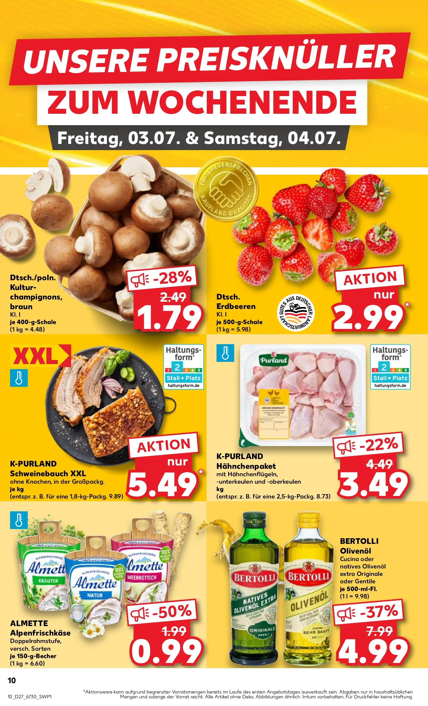 Prospekt Kaufland ab 29.06.2026 » Angebote Online zum Blättern | Seite: 21 | Produkte: Almette, Olivenol, Bertolli olivenol, Erdbeeren