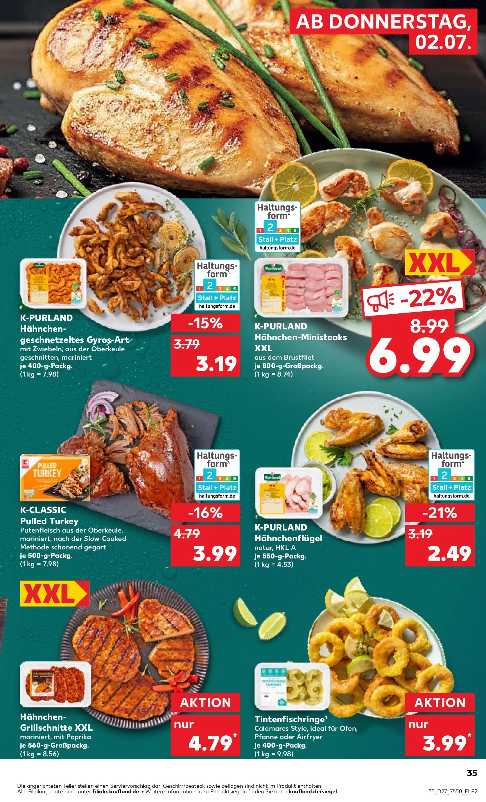 Prospekt Kaufland ab 29.06.2026 » Angebote Online zum Blättern | Seite: 46 | Produkte: Hahnchen, Paprika