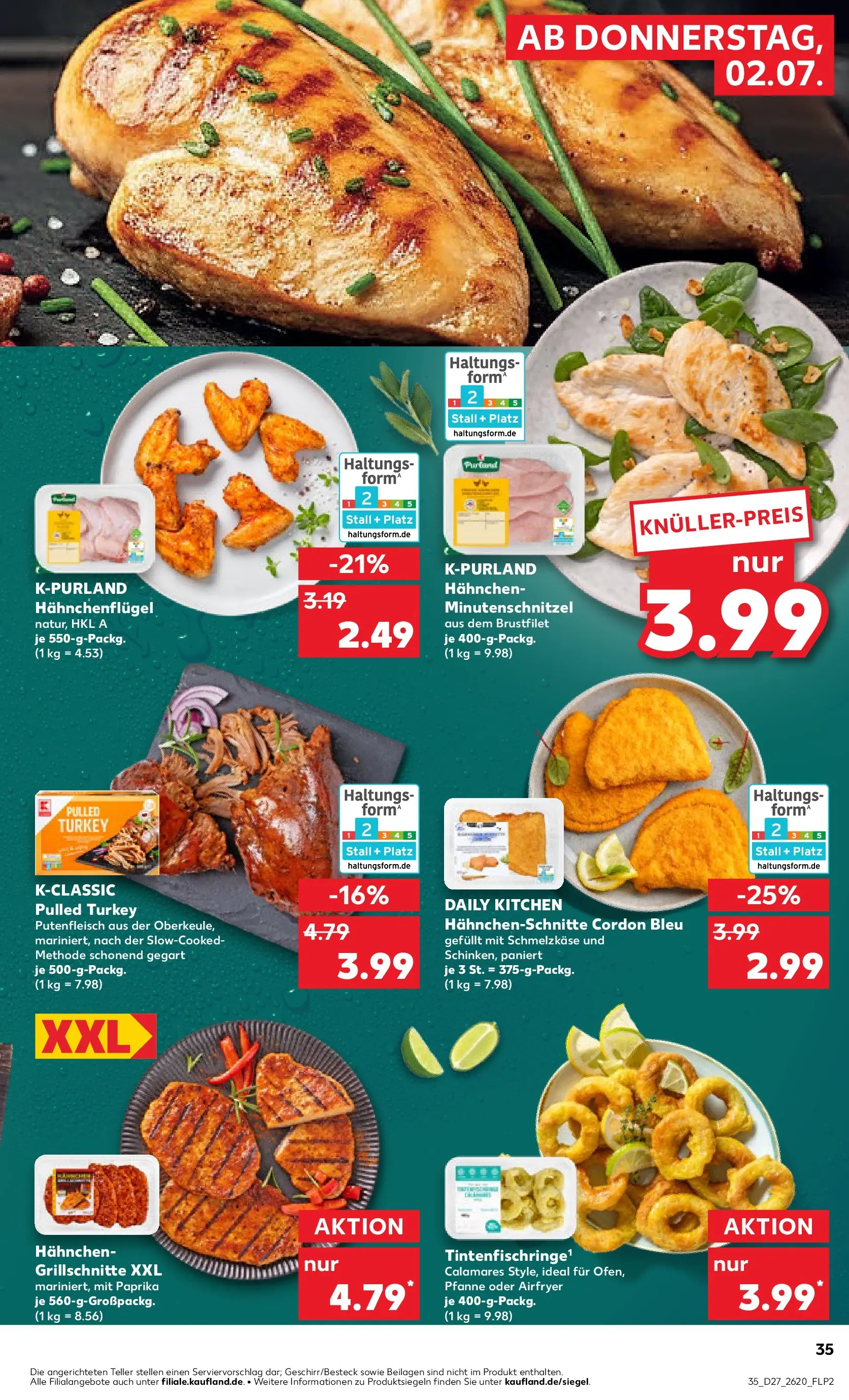 Prospekt Kaufland ab 29.06.2026 » Angebote Online zum Blättern | Seite: 46 | Produkte: Hahnchen, Paprika