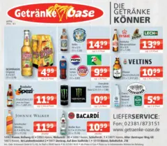 Angebote - Getränke Oase: Getränkeangebote ab 28.06.2026 gültig