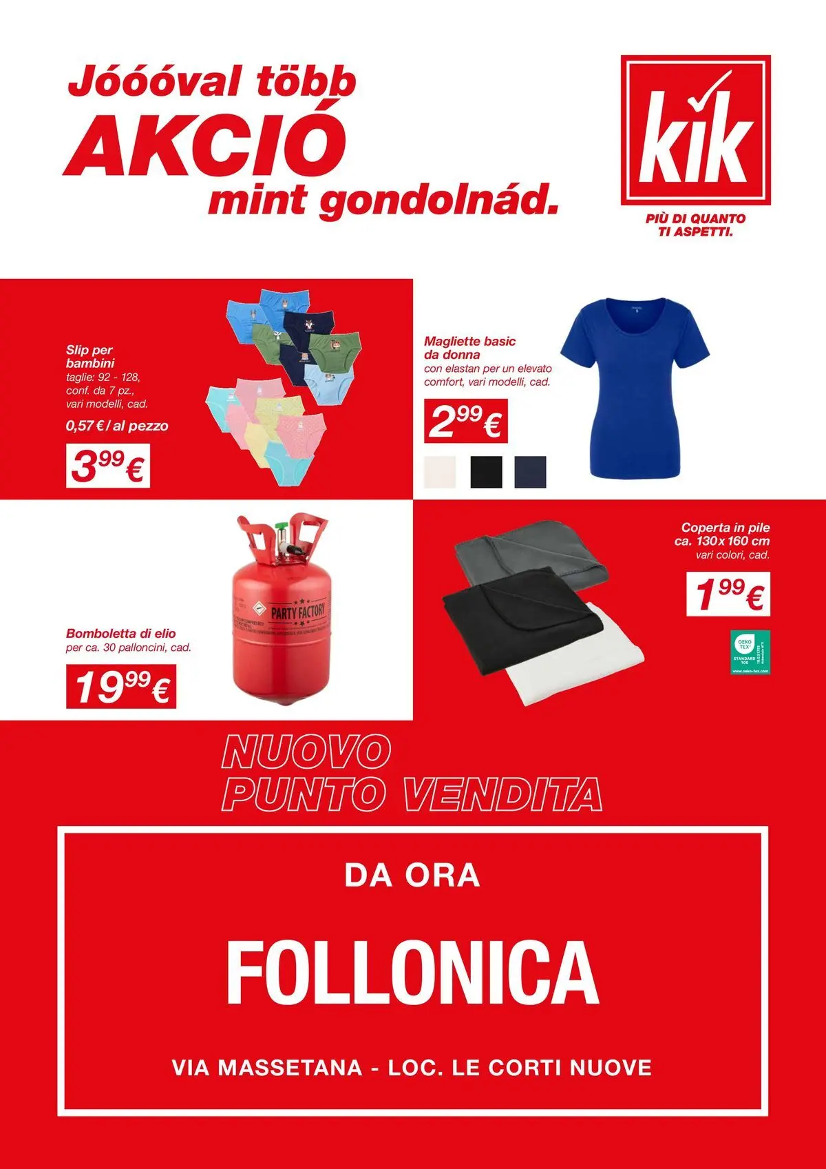 Nuovo KiK - Nuovo punto vendita dal 01/07/2026 > offerte anteprima 🛍️ | Pagina: 1