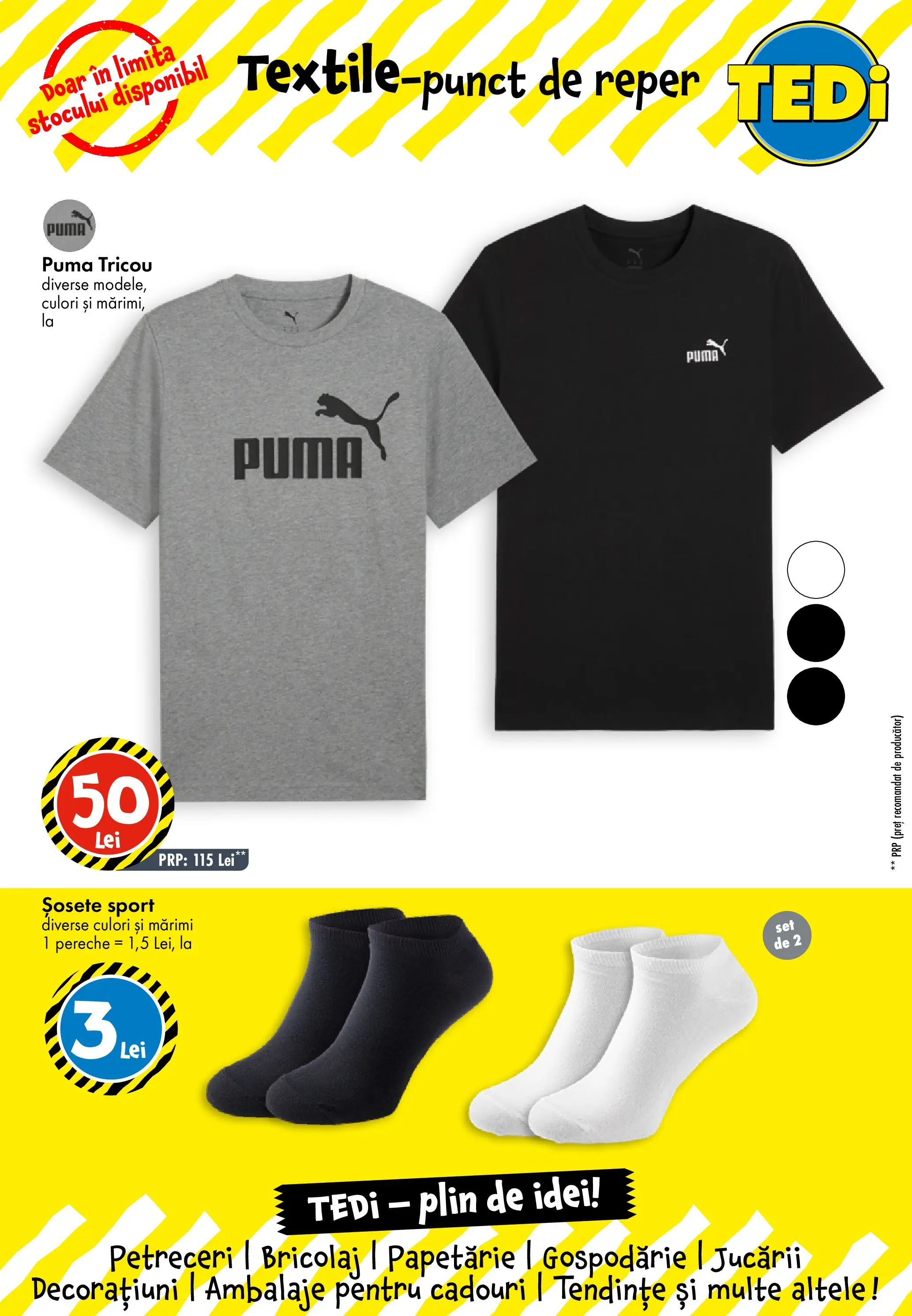 TEDi Catalog Timisoara - Oferta 25.06.2026 - 02.07.2026 | Pagină: 4 | Produse: Tricou, Șosete