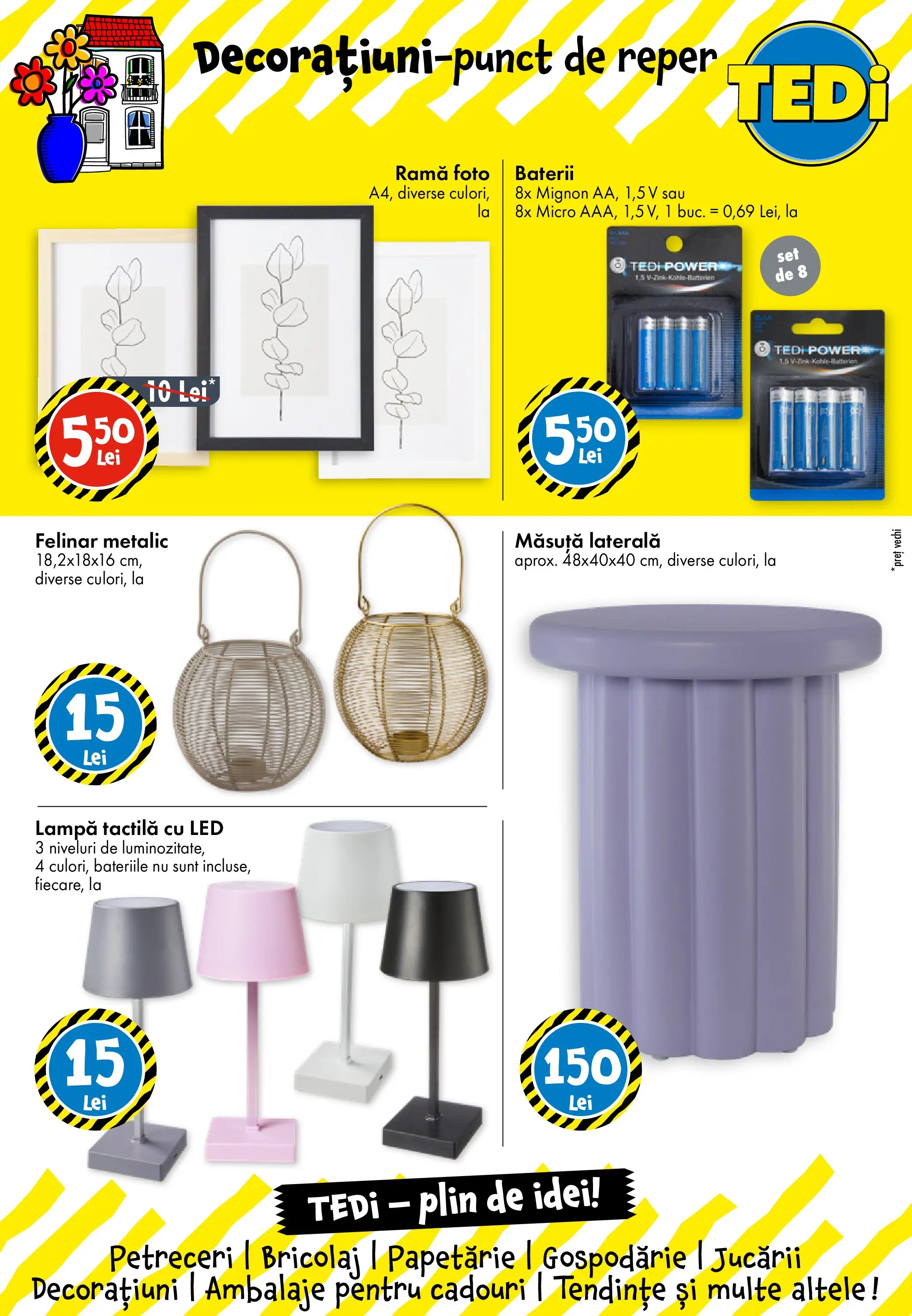 TEDi Catalog Timisoara - Oferta 25.06.2026 - 02.07.2026 | Pagină: 17 | Produse: Babak, Felinar, Lampă, Ramă foto