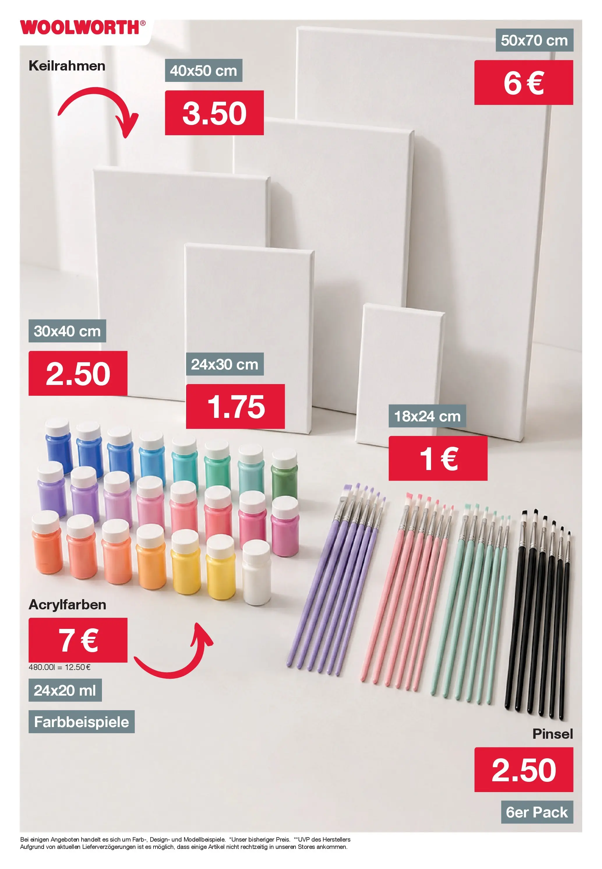 Woolworth - Woolworth: Wochenangebote von 25.06.2026 - Aktuelle Angebote | Seite: 14 | Produkte: Pinsel