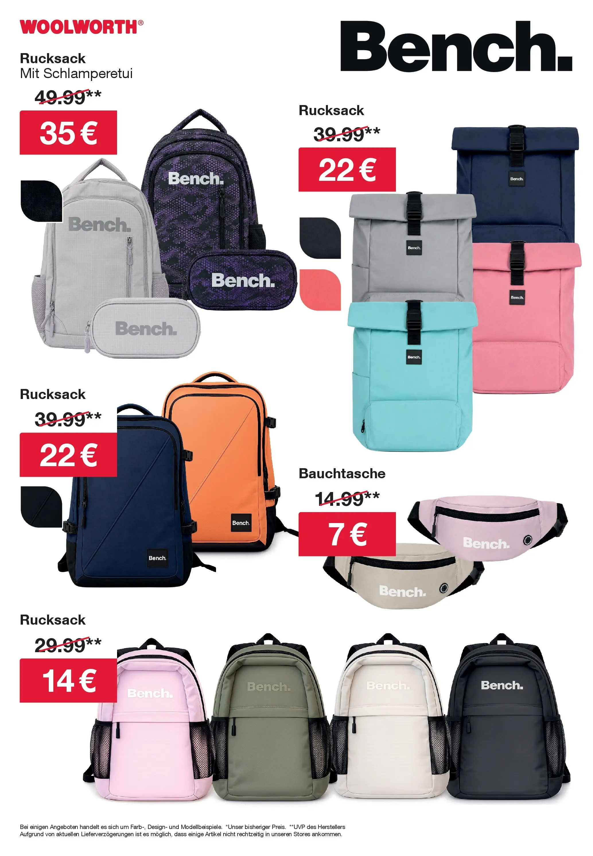 Woolworth - Woolworth: Wochenangebote von 25.06.2026 - Aktuelle Angebote | Seite: 16 | Produkte: Rucksack
