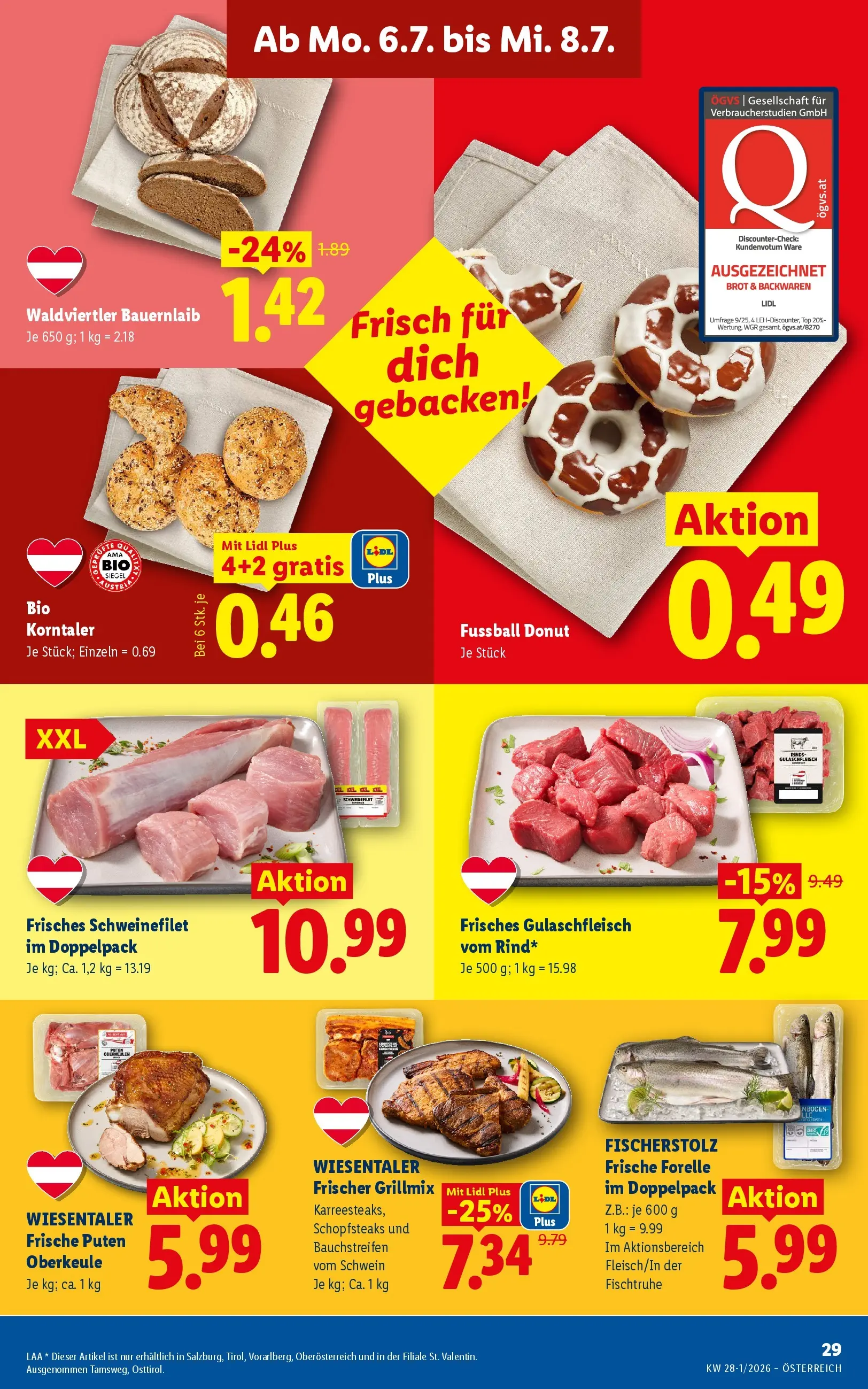 Lidl - Lidl ab 01.07.2026 - Angebote ab donnerstag | Seite: 38 | Produkte: Brot