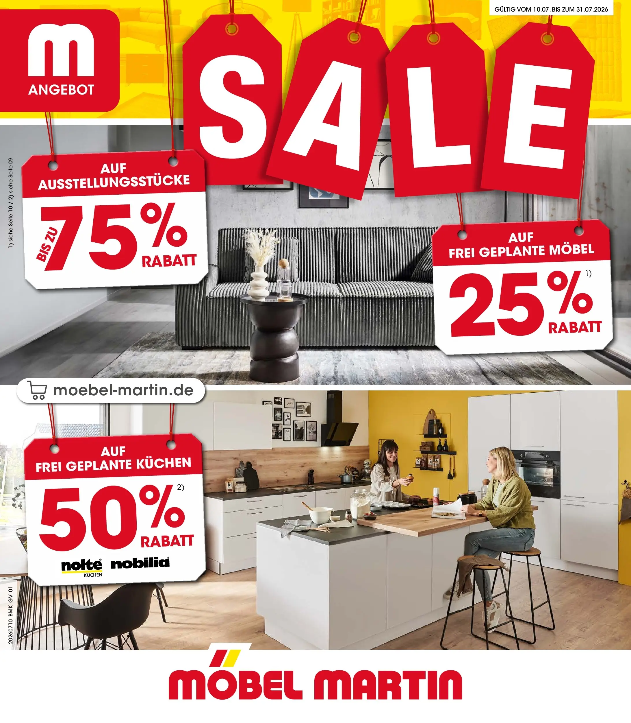 Möbel Martin Sale (ab 10.07.2026) zum Blättern | Seite: 1 | Produkte: Kuchen