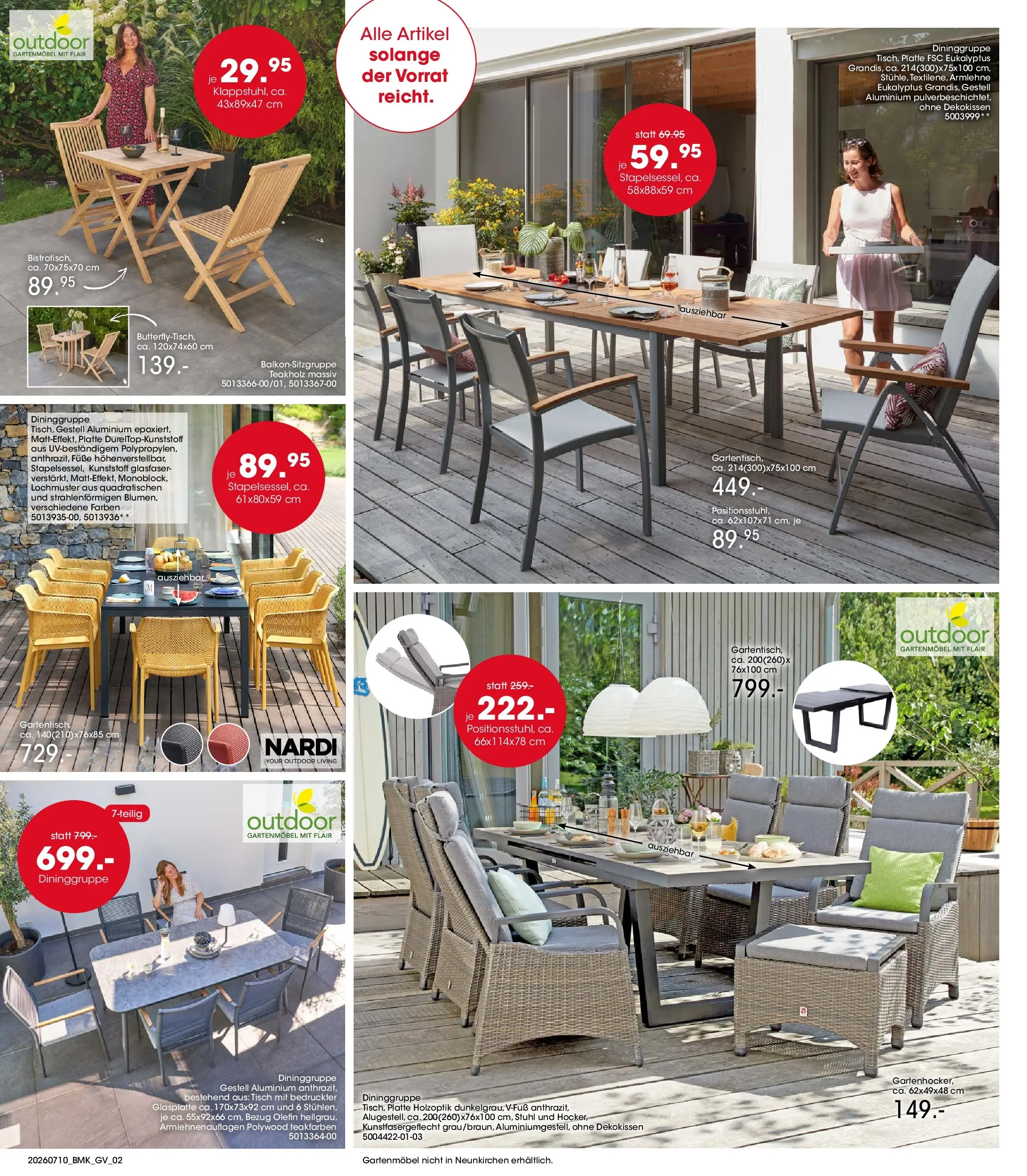 Möbel Martin Sale (ab 10.07.2026) zum Blättern | Seite: 2 | Produkte: Tisch, Stuhl, Gartenmöbel