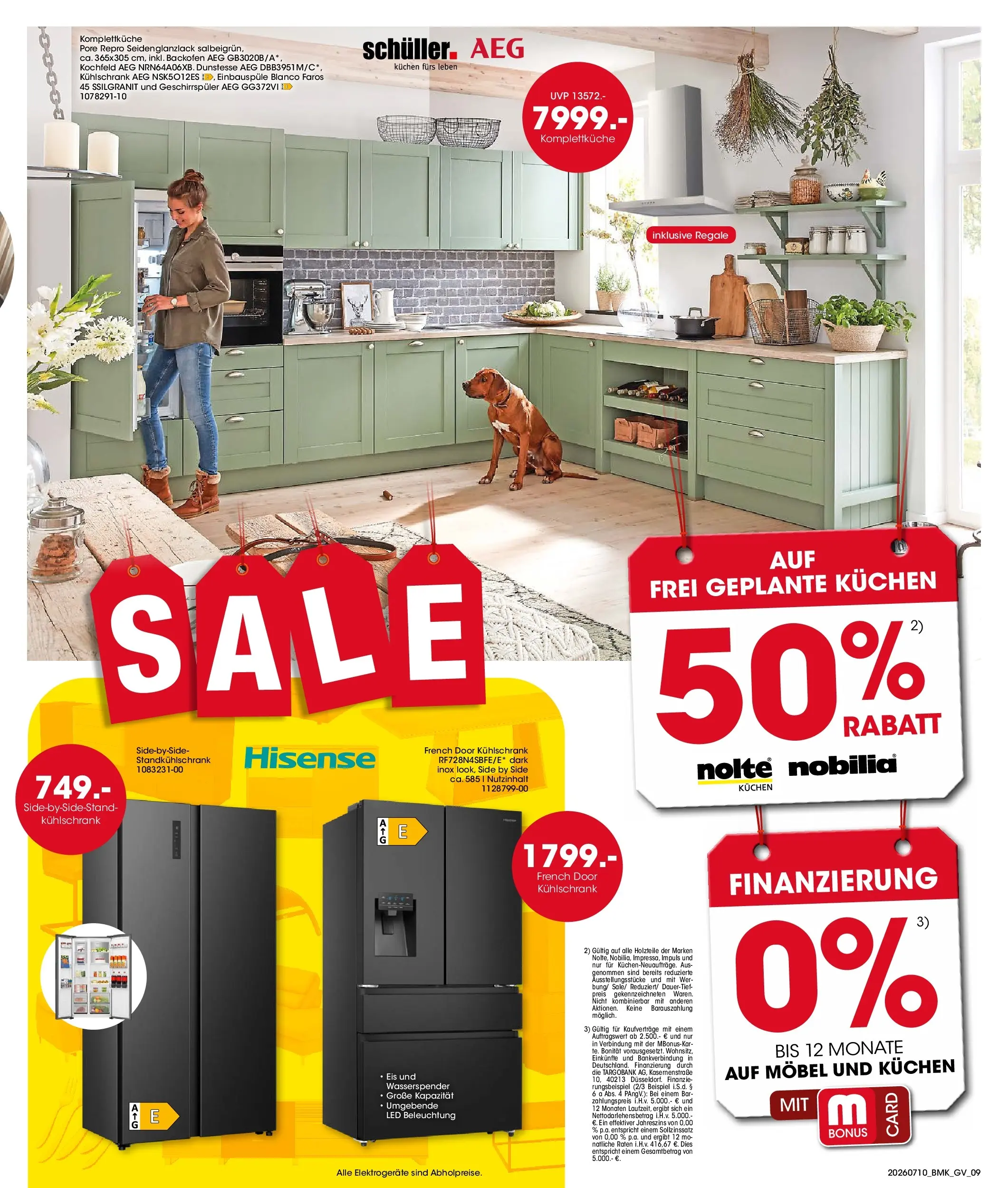 Möbel Martin Sale (ab 10.07.2026) zum Blättern | Seite: 9 | Produkte: Hisense, Geschirrspüler, Kochfeld, Backofen