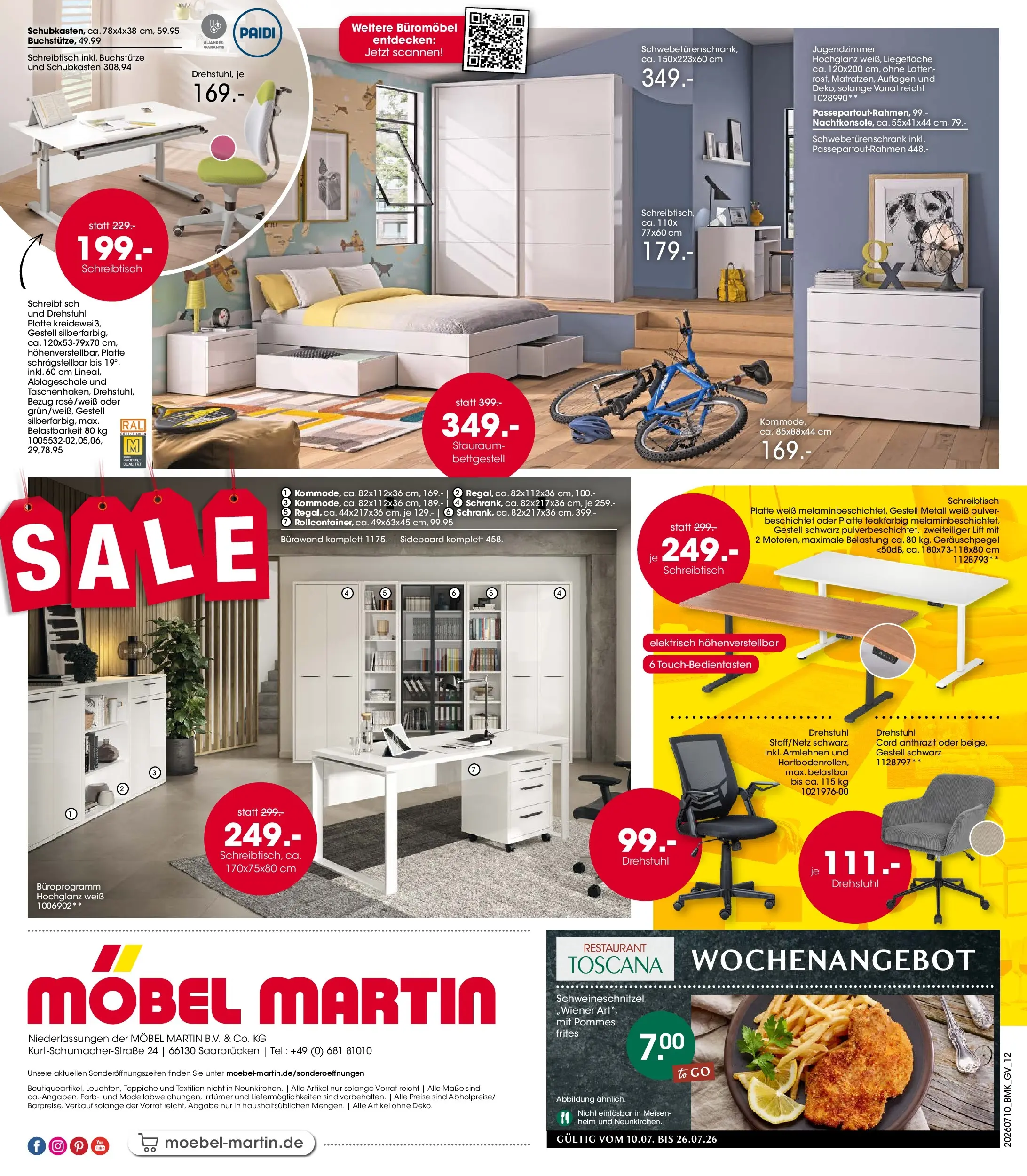 Möbel Martin Sale (ab 10.07.2026) zum Blättern | Seite: 12 | Produkte: Sideboard, Schwebetürenschrank, Pommes