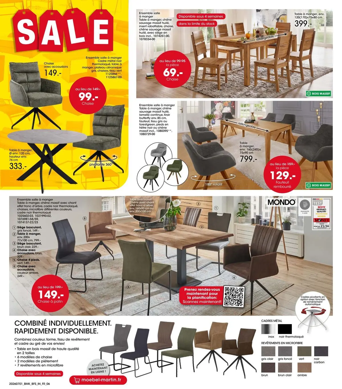 Möbel Martin - Möbel Martin: Offres hebdomadaires à partir du 30/06/2026 - promo en ligne | Page: 6 | Produits: Fauteuil, Table, Table à manger, Cadre