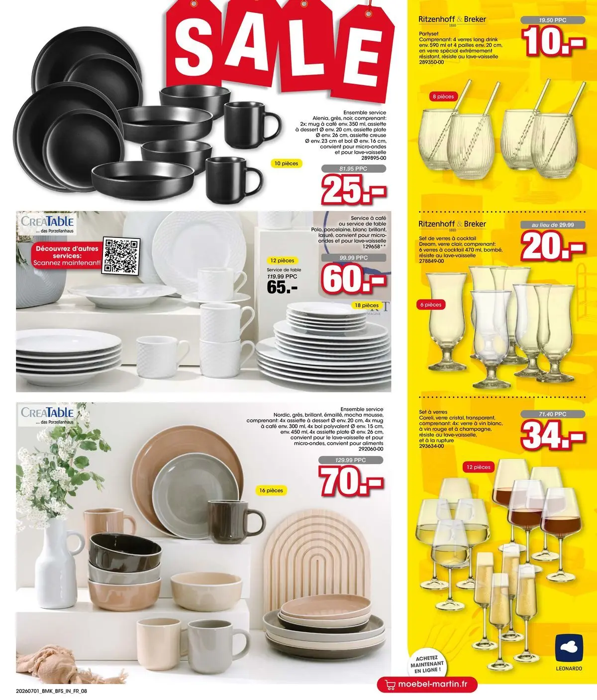 Möbel Martin - Möbel Martin: Offres hebdomadaires à partir du 30/06/2026 - promo en ligne | Page: 8 | Produits: Bol, Table, Café, Vin