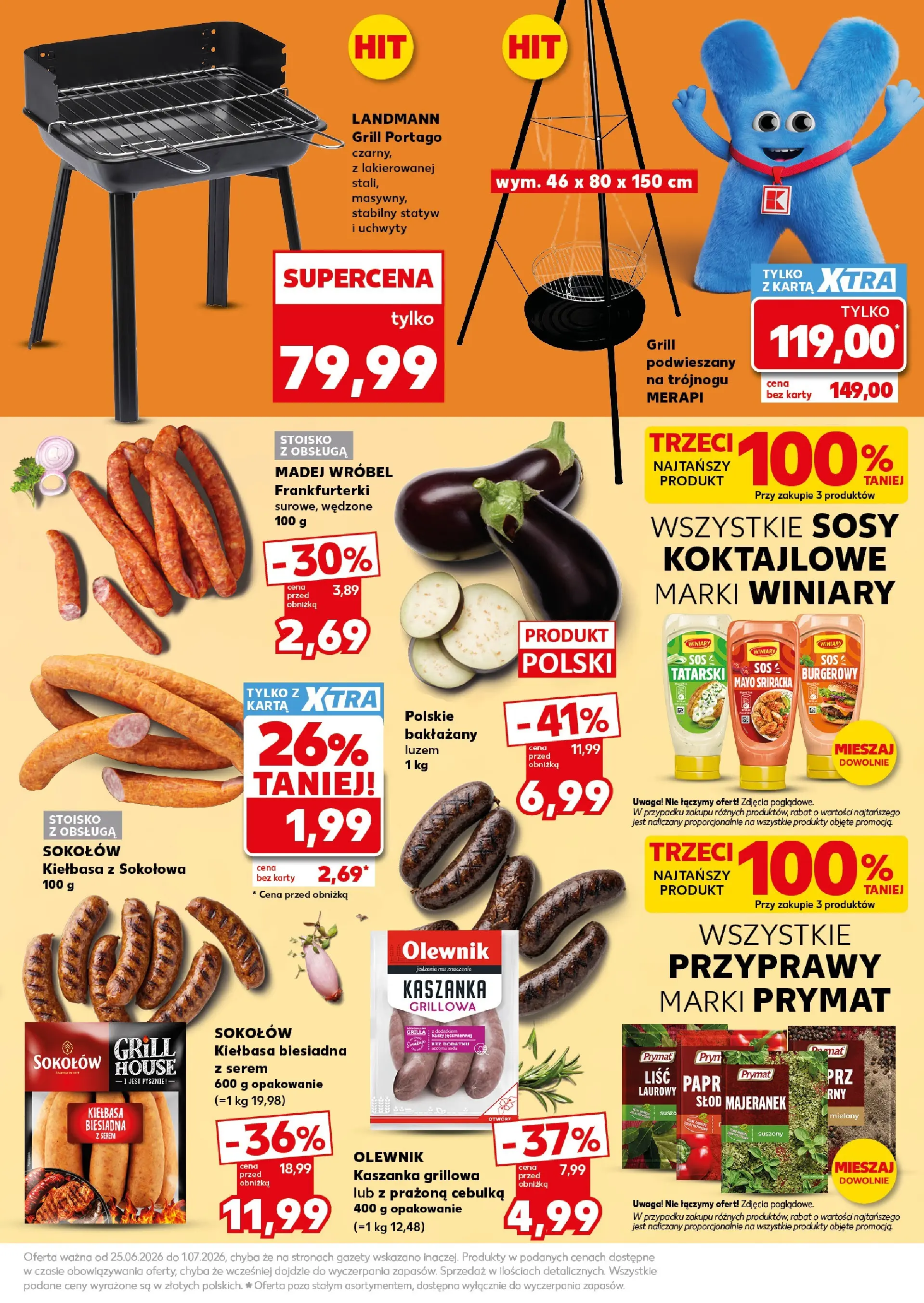 Kaufland gazetka - Super Weekend od 27.06.2026 - od jutra PDF | Strona: 15 | Produkty: Karta, Frankfurterki, Sriracha, Przyprawy