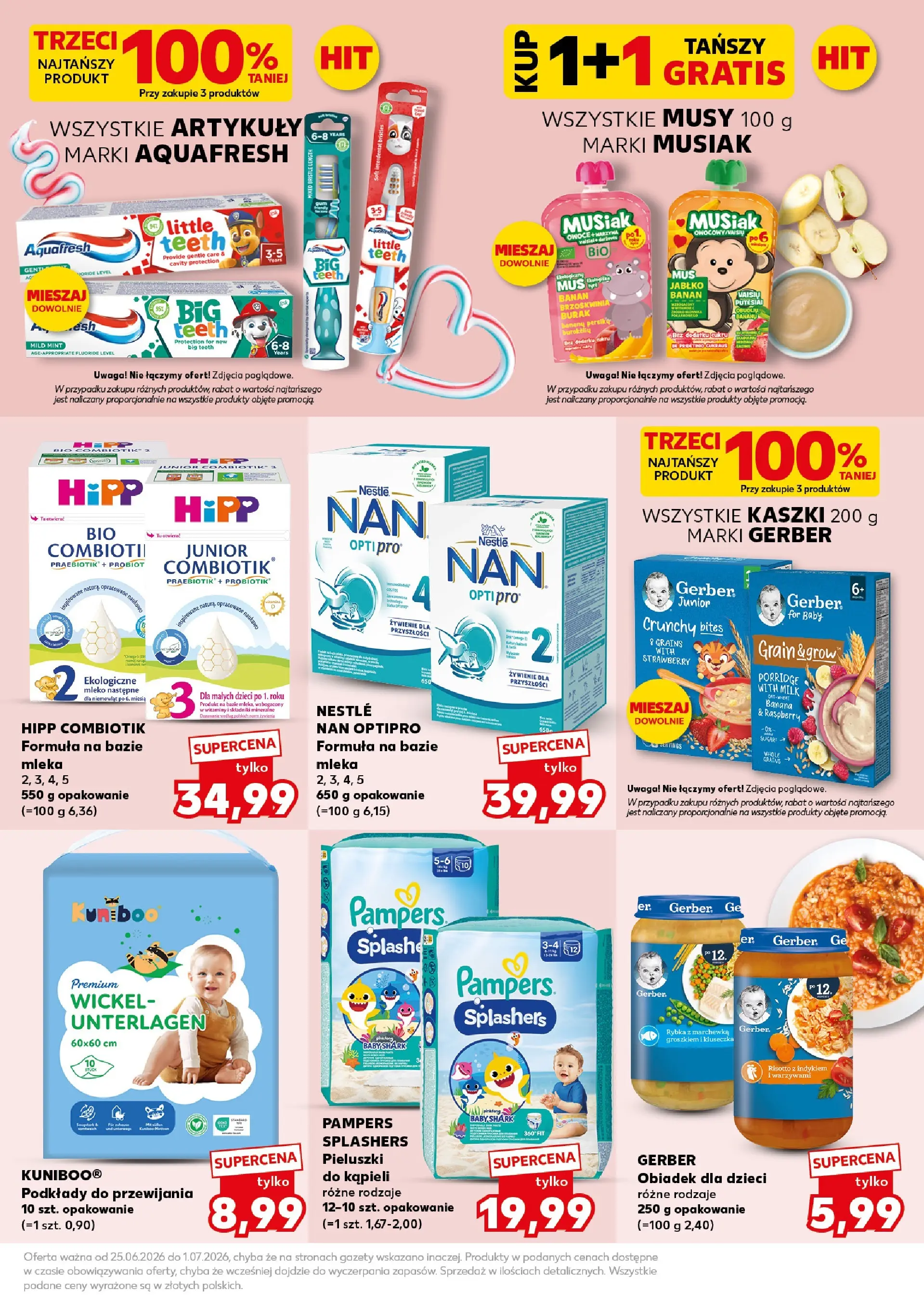 Kaufland gazetka - Super Weekend od 27.06.2026 - od jutra PDF | Strona: 31 | Produkty: Mleka, Pampers, Banany, Pasta do zębów