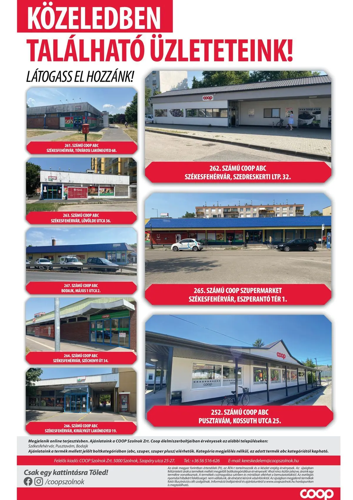 COOP Szolnok akciós újság Székesfehérvár - 2026.07.02. -tól/töl > akció, lapozható szórólap 🛍️ | Oldal: 8