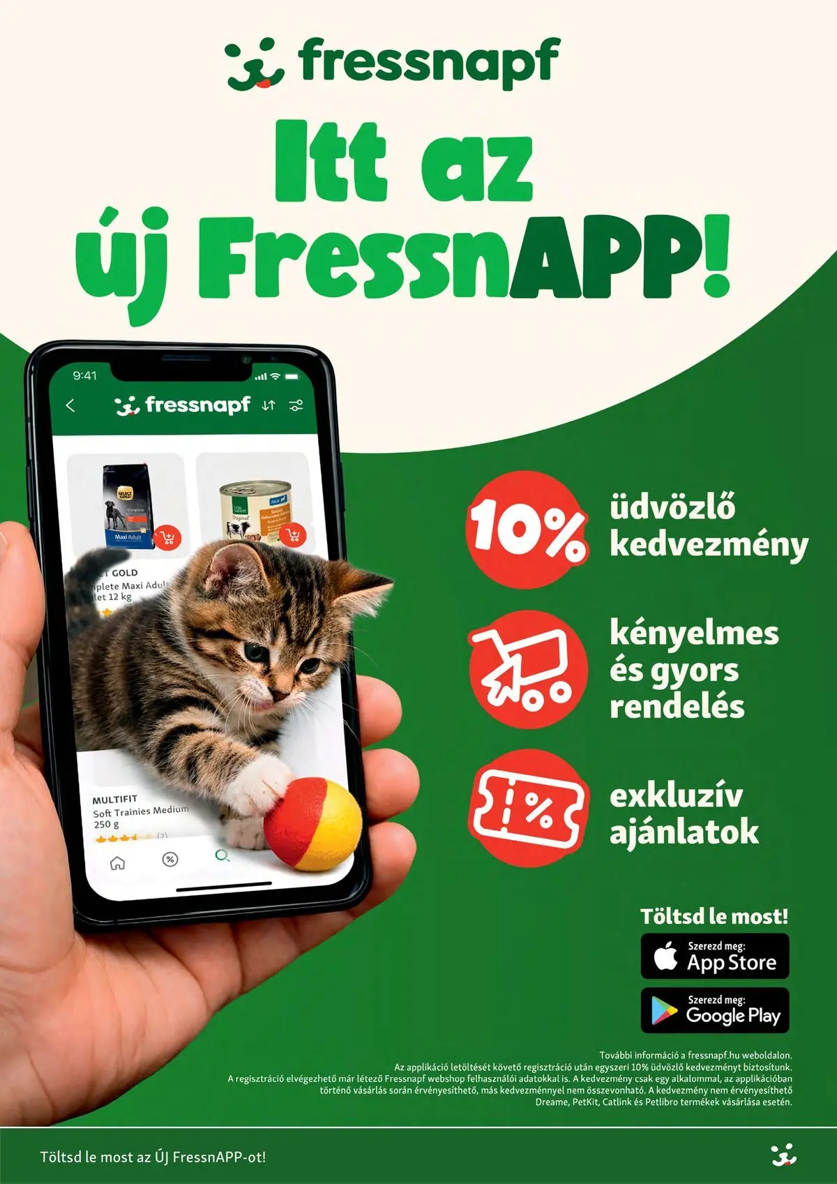 Fressnapf aktuális akciós újság - 2026.07.02. -tól/töl > akció, lapozható szórólap 🛍️ | Oldal: 4