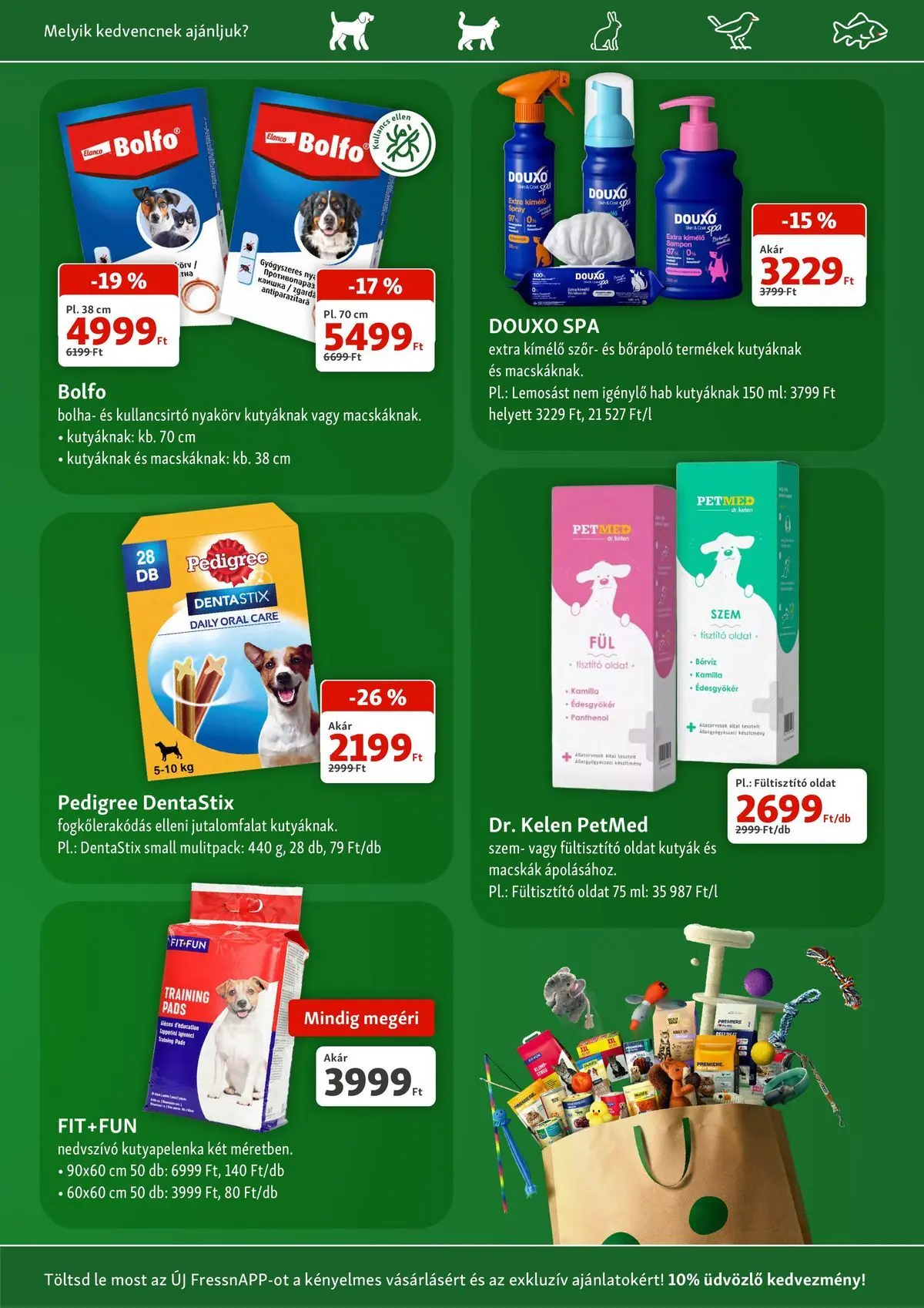 Fressnapf aktuális akciós újság - 2026.07.02. -tól/töl > akció, lapozható szórólap 🛍️ | Oldal: 11 | Termékek: Fültisztító