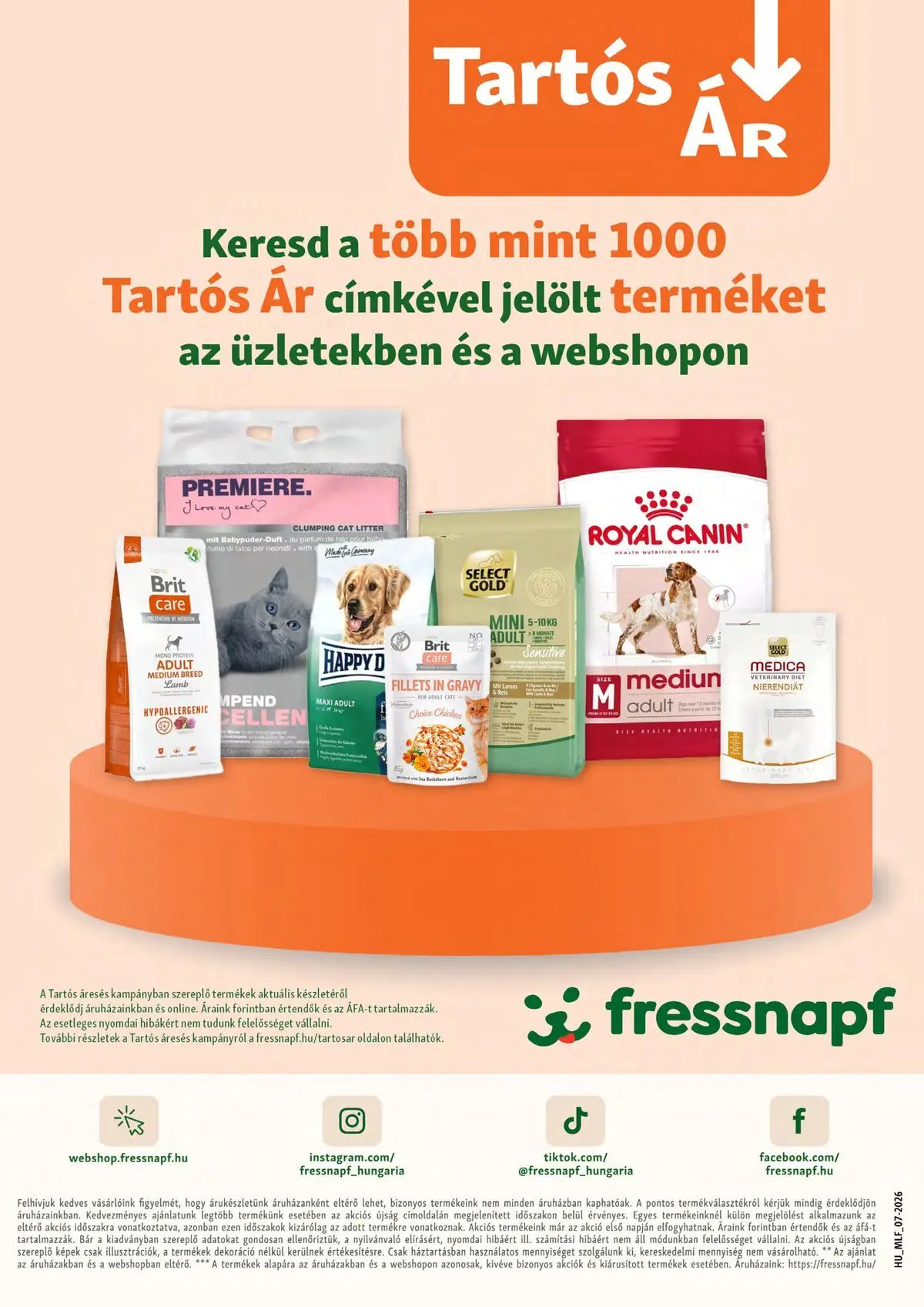 Fressnapf aktuális akciós újság - 2026.07.02. -tól/töl > akció, lapozható szórólap 🛍️ | Oldal: 16 | Termékek: Dekoráció