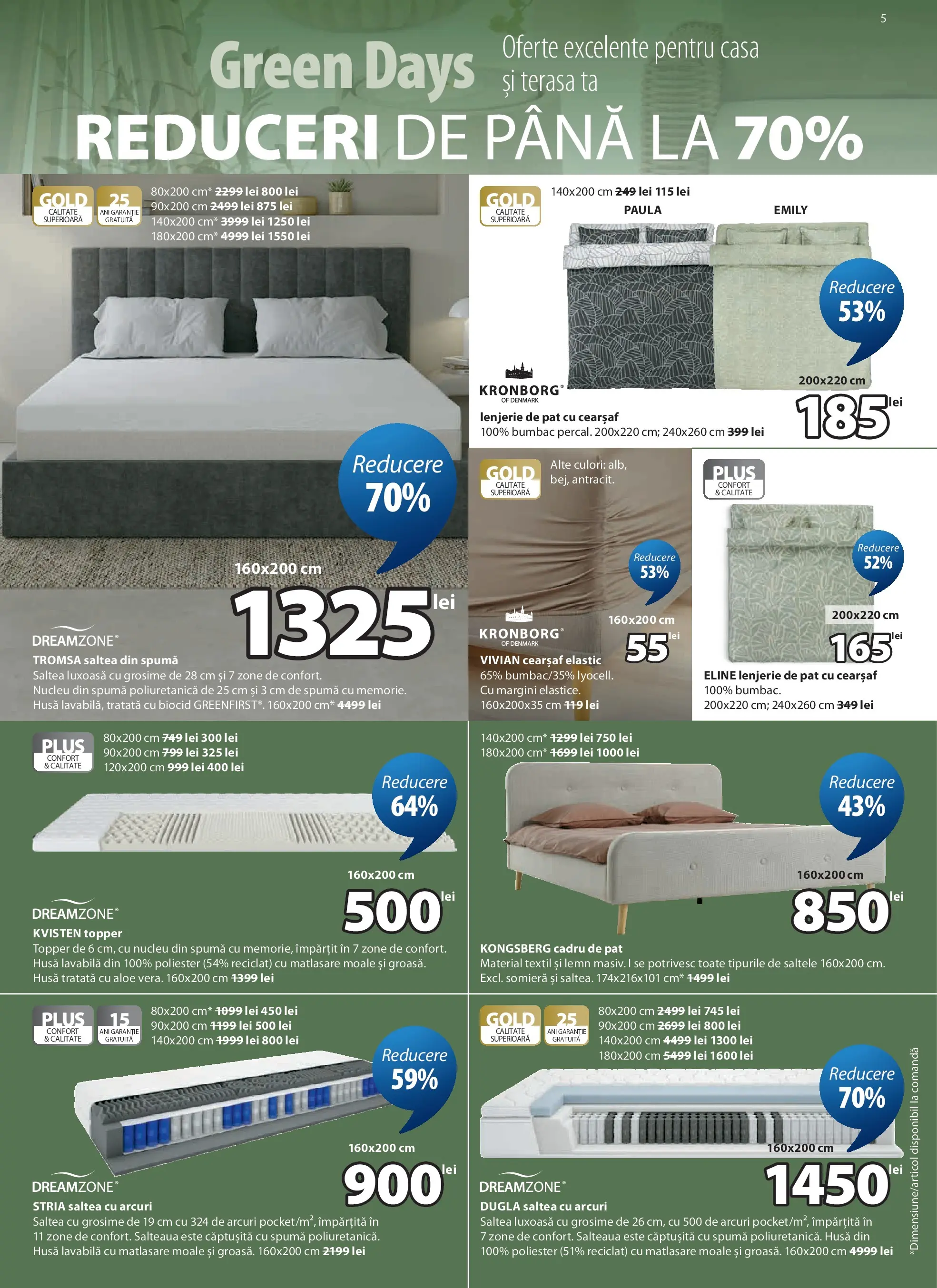 JYSK Catalog - Oferta 26.06.2026 - 01.07.2026 | Pagină: 5 | Produse: Pat, Saltea, Topper, Türk kahvesi öğütme değirmeni