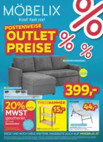 M&ouml;belix Outlet Preise - bis 13.07.2026