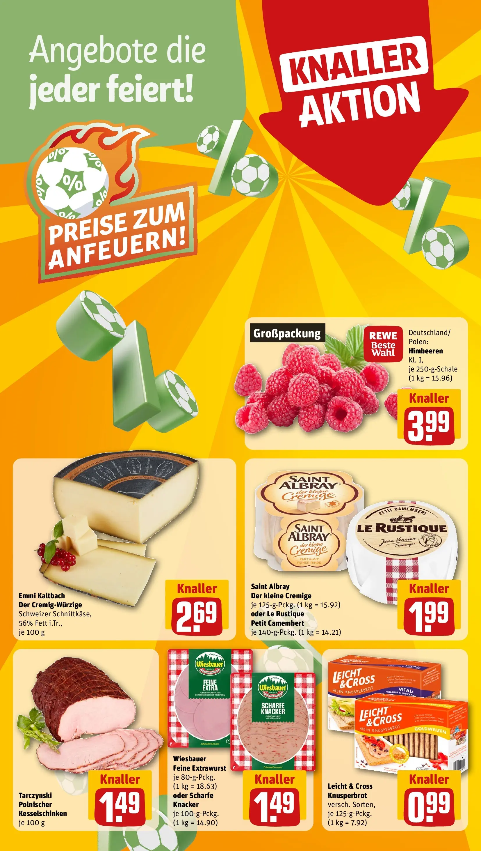 REWE Prospekt ab 28.06.2026 zum Blättern » Angebote | Seite: 4 | Produkte: Himbeeren