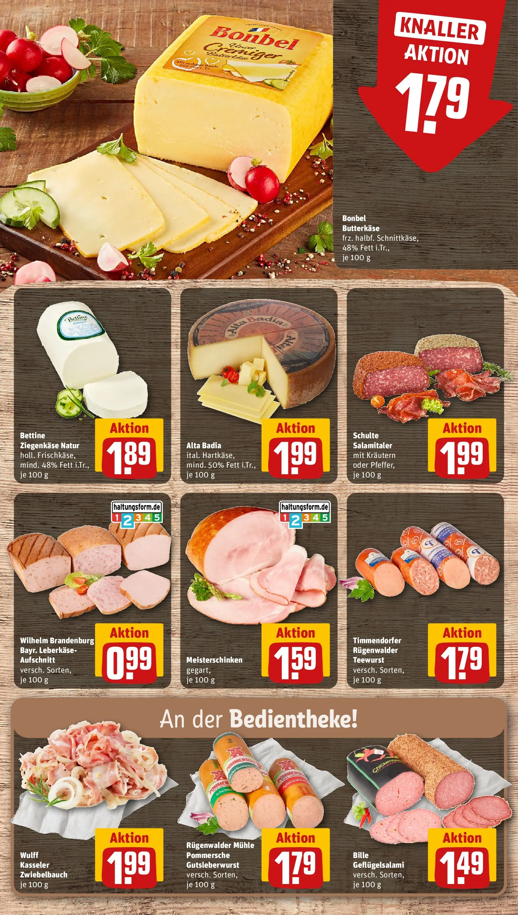 REWE Prospekt ab 28.06.2026 zum Blättern » Angebote | Seite: 12 | Produkte: Mühle, Ziegenkäse, Leberkase