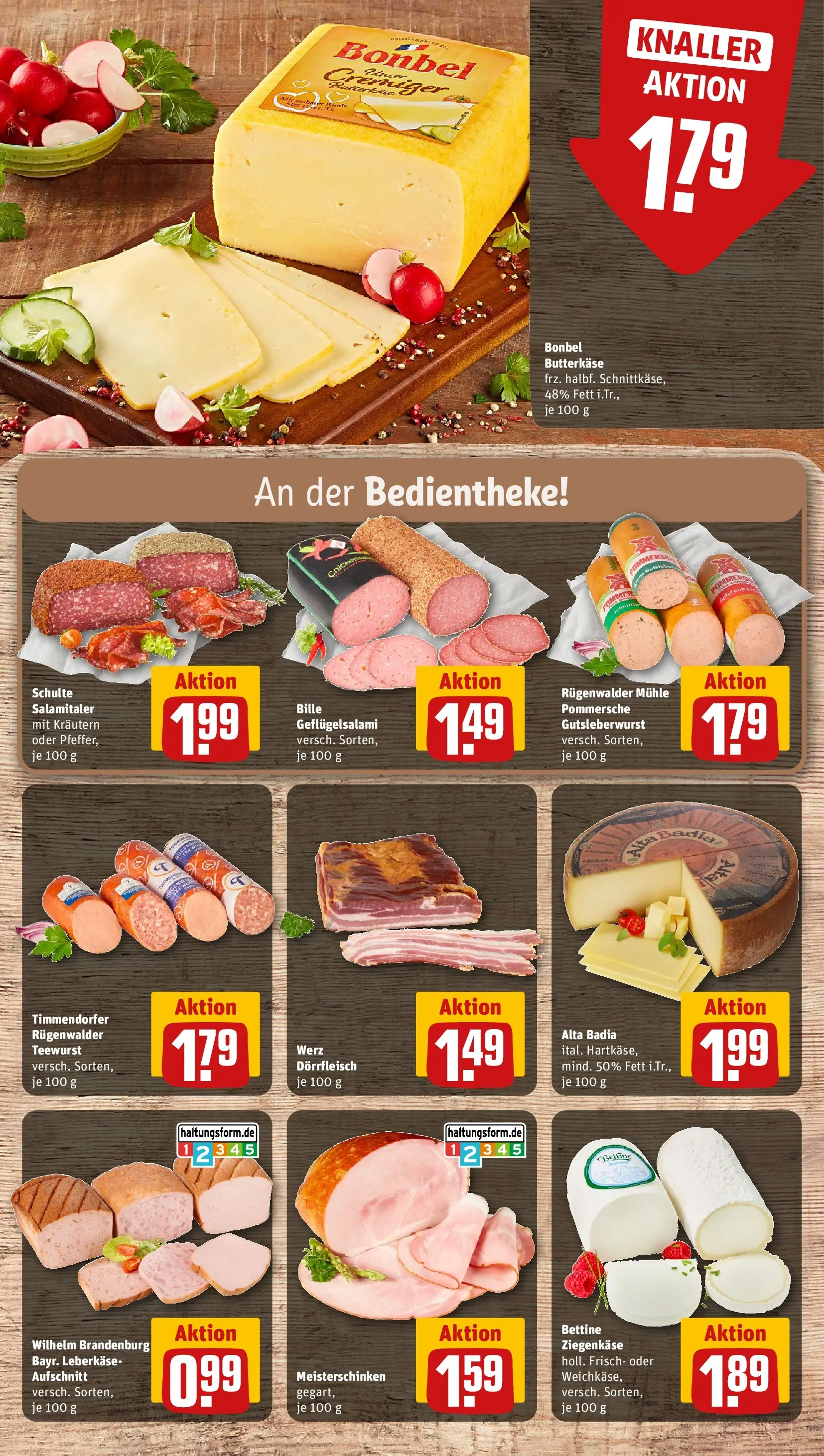 REWE Prospekt ab 28.06.2026 zum Blättern » Angebote | Seite: 12 | Produkte: Mühle, Ziegenkäse, Leberkase