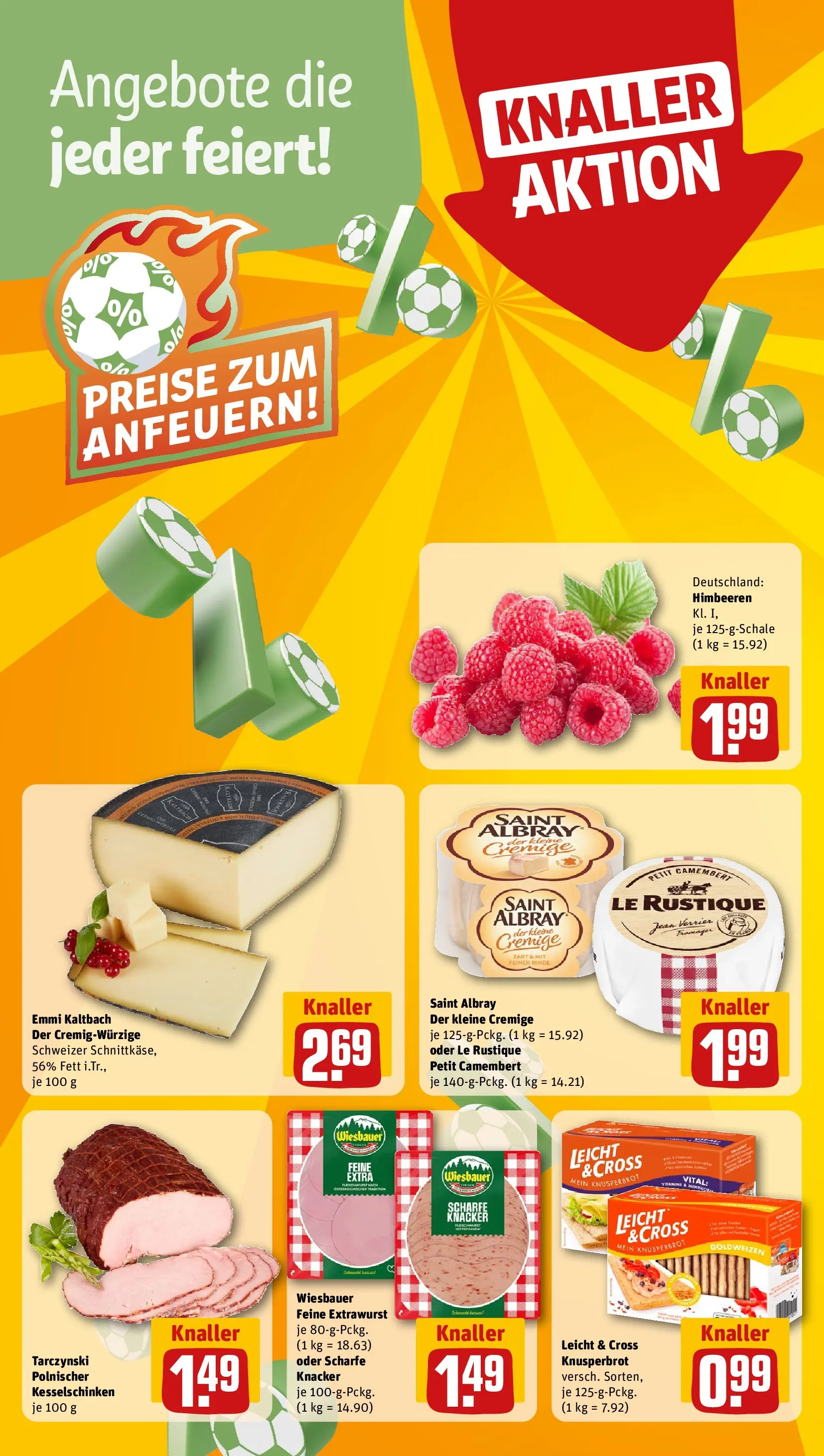 REWE Prospekt ab 28.06.2026 zum Blättern » Angebote | Seite: 4 | Produkte: Himbeeren