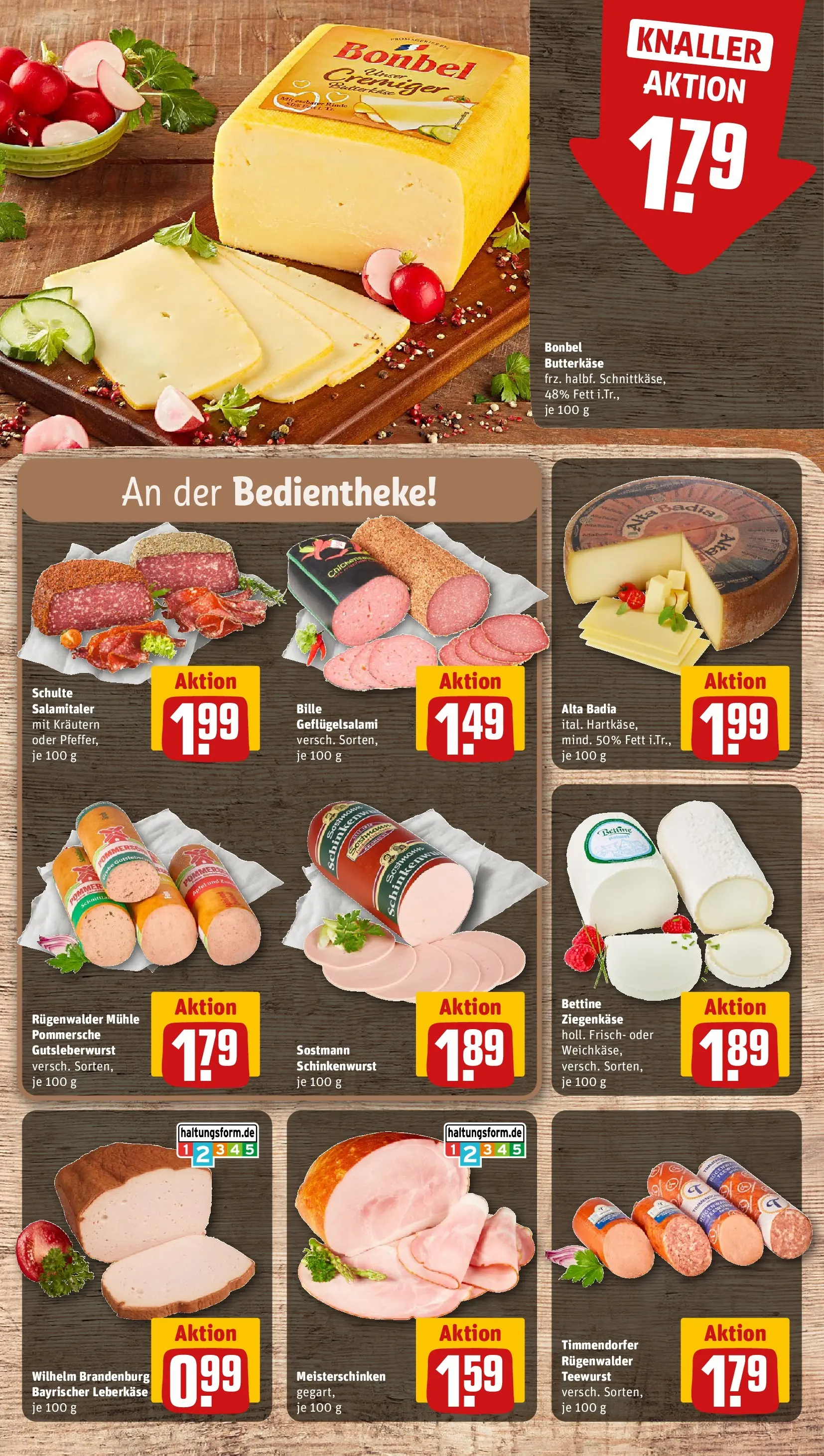 REWE Prospekt ab 28.06.2026 zum Blättern » Angebote | Seite: 11 | Produkte: Mühle, Ziegenkäse, Äpfel, Leberkase