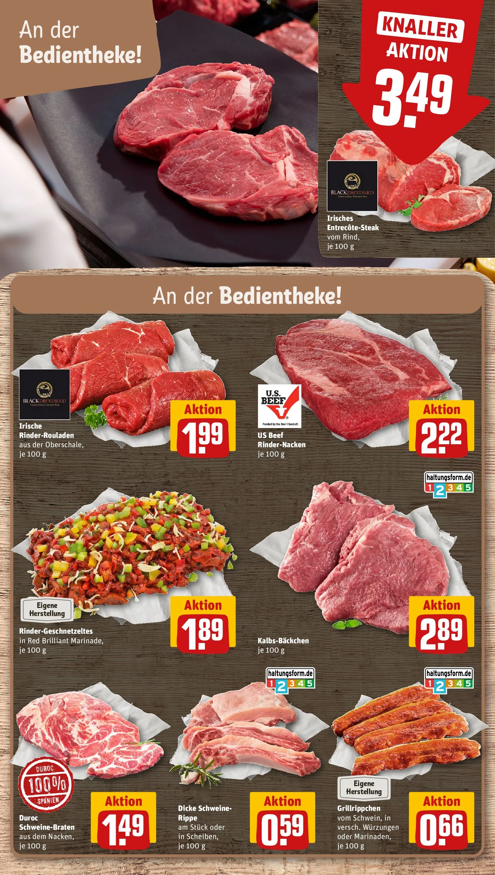 REWE Prospekt ab 28.06.2026 zum Blättern » Angebote | Seite: 10 | Produkte: Rinderrouladen