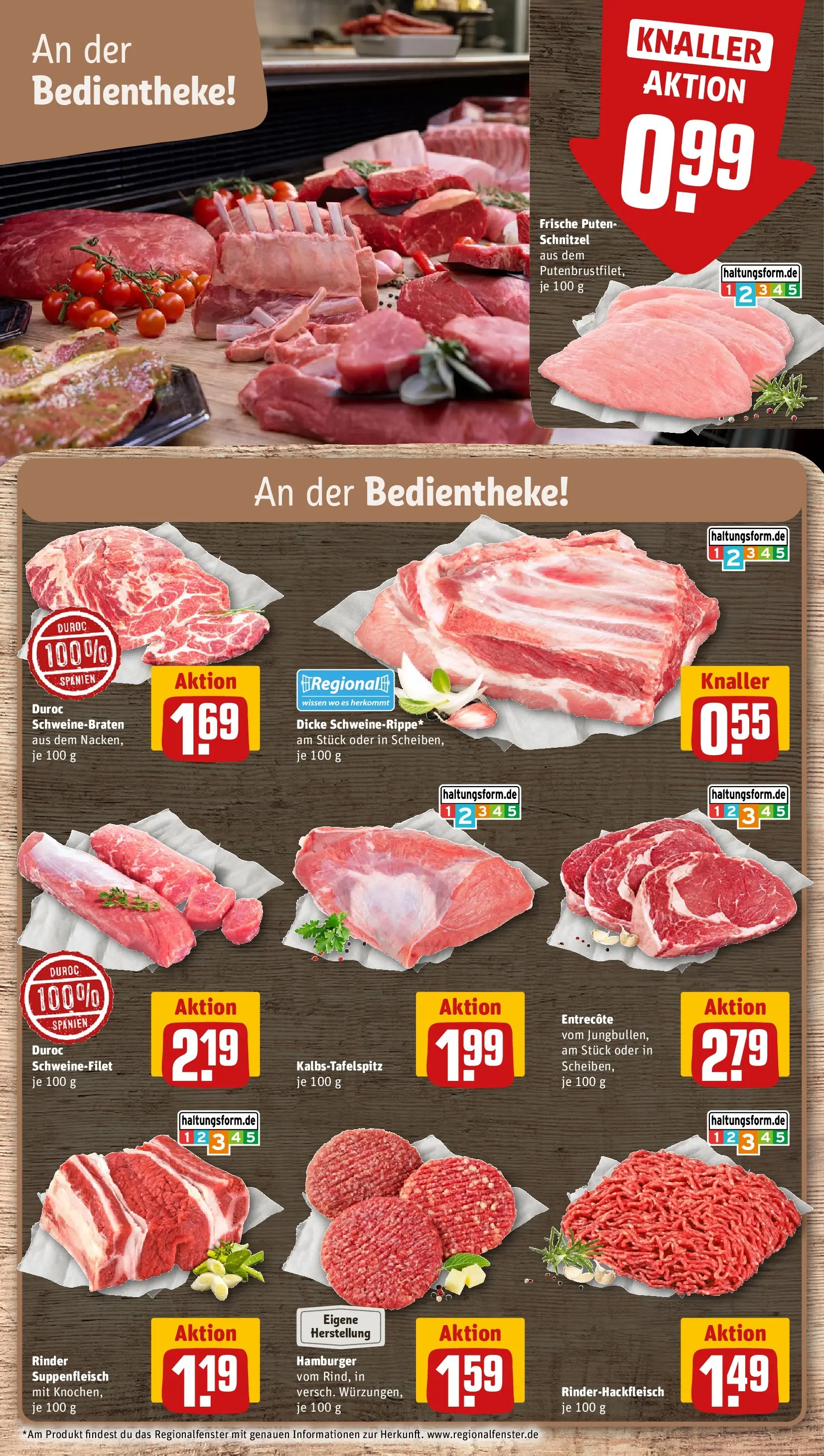 REWE Prospekt ab 28.06.2026 zum Blättern » Angebote | Seite: 10 | Produkte: Entrecote, Schnitzel, Schweinefilet, Suppenfleisch