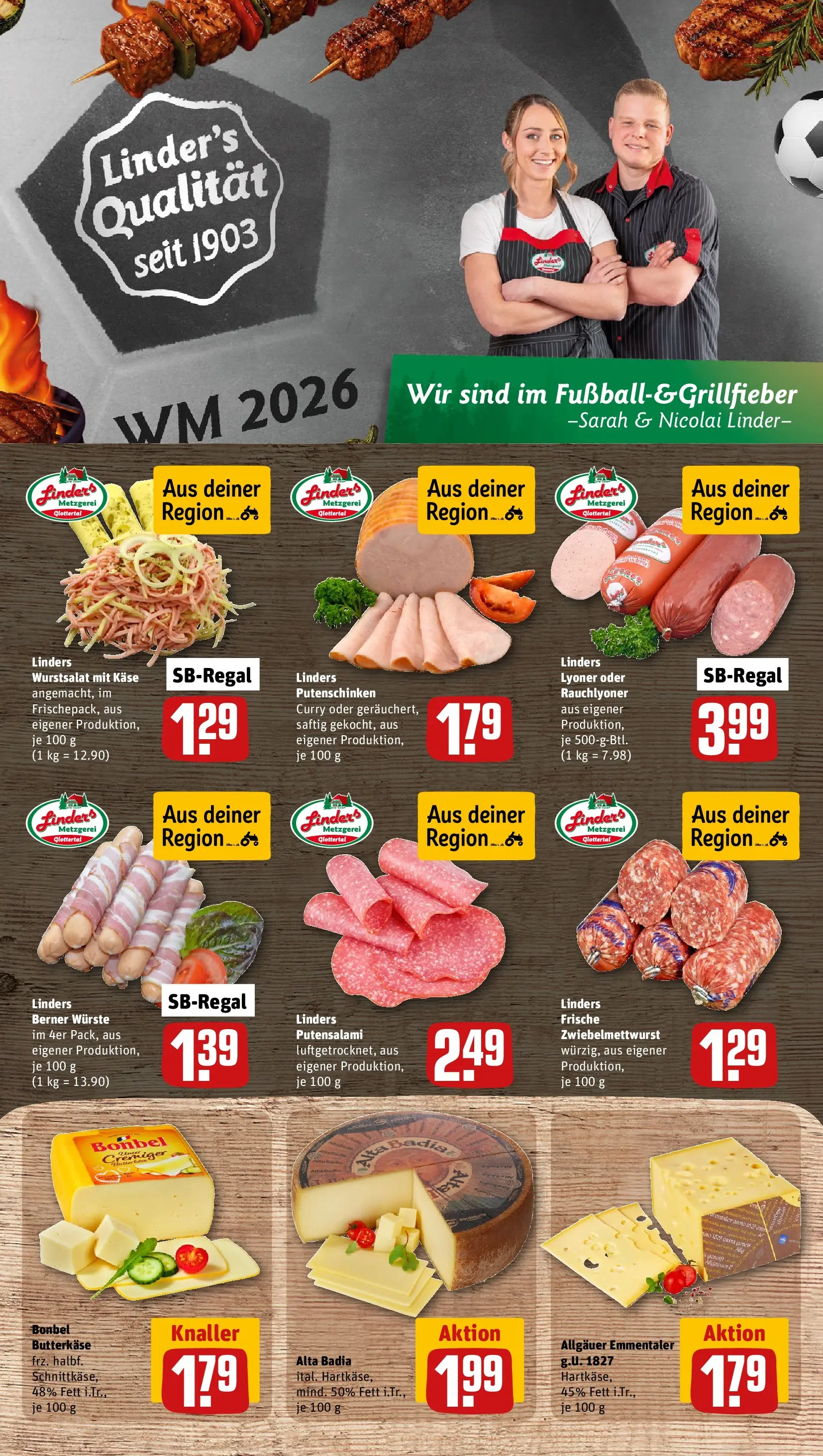 REWE Prospekt ab 29.06.2026 zum Blättern » Angebote | Seite: 11 | Produkte: Käse