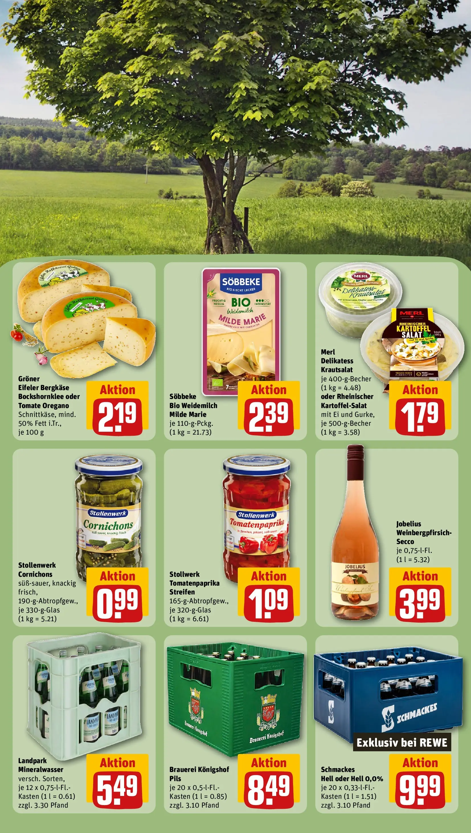 REWE Prospekt ab 28.06.2026 zum Blättern » Angebote | Seite: 27 | Produkte: Pils, Mineralwasser, Salat