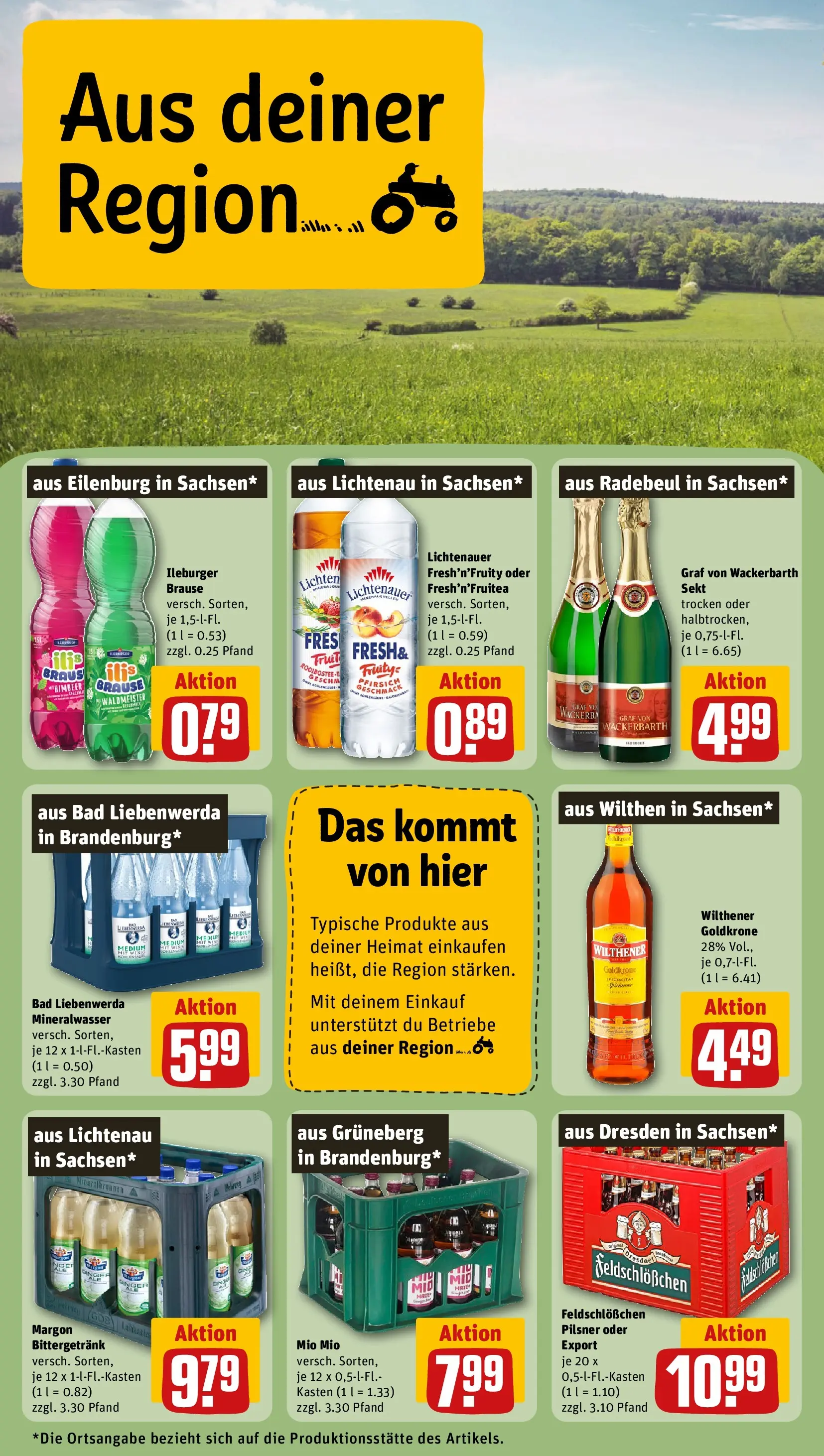 REWE Prospekt ab 28.06.2026 zum Blättern » Angebote | Seite: 24 | Produkte: Wilthener, Bad, Mineralwasser, Pfirsich