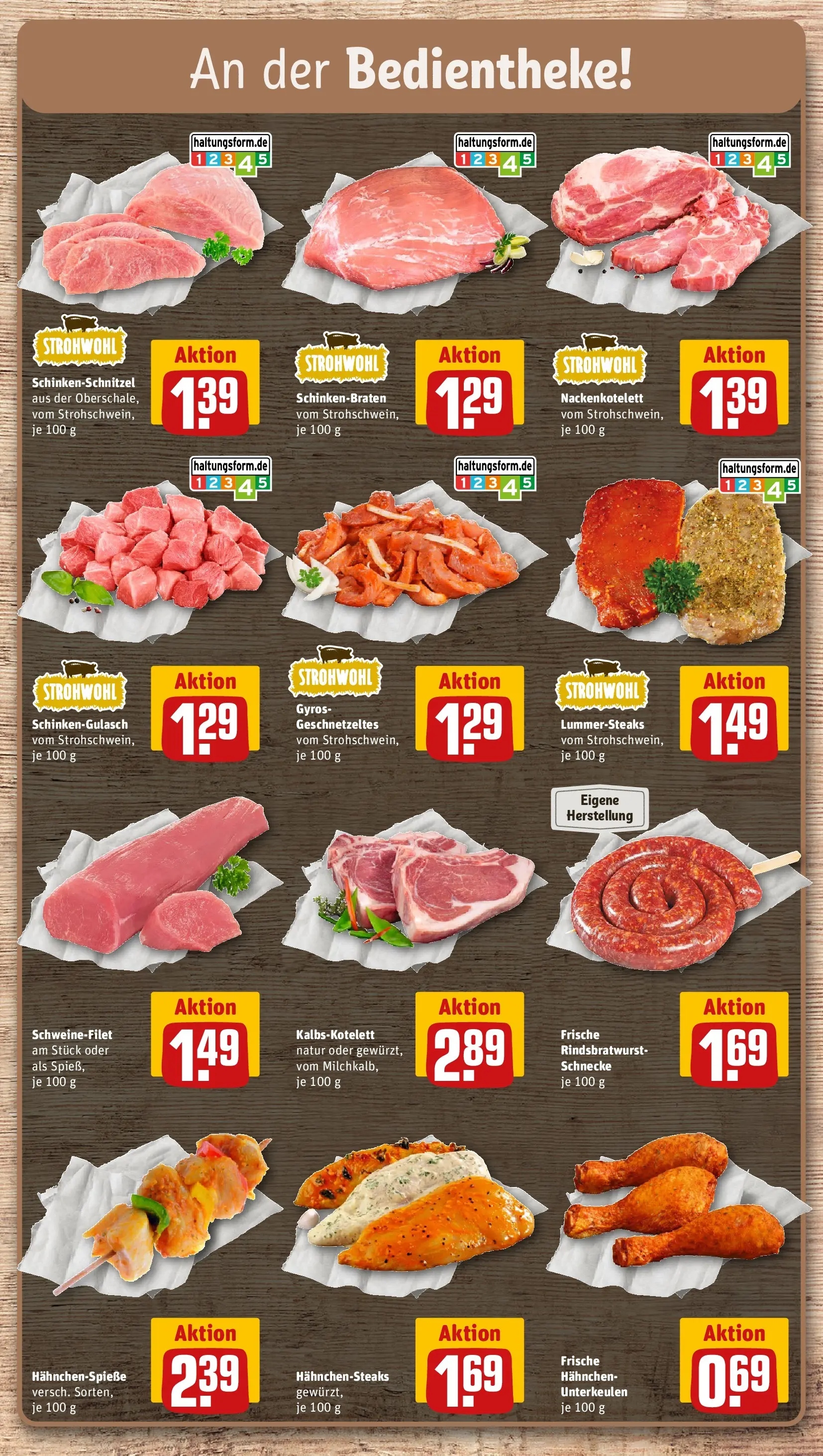 REWE Prospekt ab 28.06.2026 zum Blättern » Angebote | Seite: 10 | Produkte: Hahnchen, Schweinefilet, Gyros