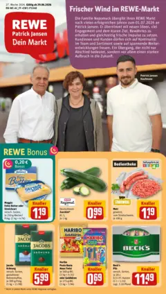 Rewe - Rewe: Wochenangebote ab 28.06.2026 gültig Rewe - Rewe: Wochenangebote ab 28.06.2026 gültig