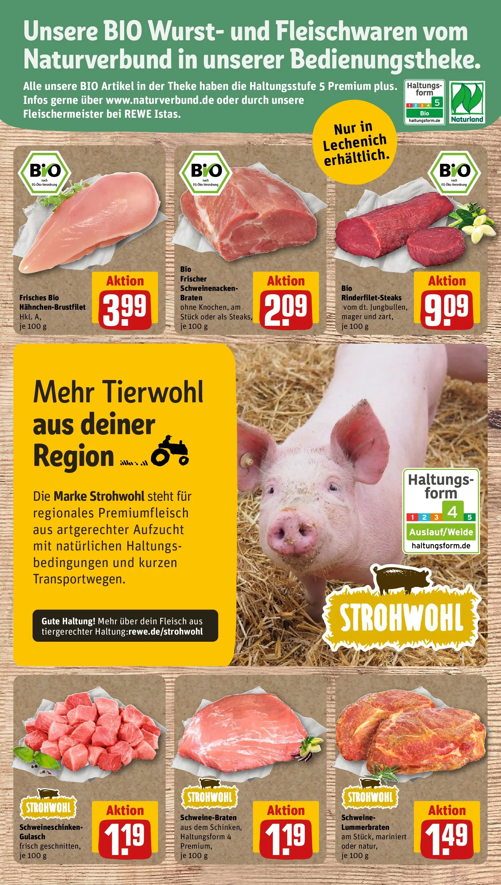 REWE Prospekt ab 28.06.2026 zum Blättern » Angebote | Seite: 31 | Produkte: Theke, Schweinenacken, Gulasch, Fleisch
