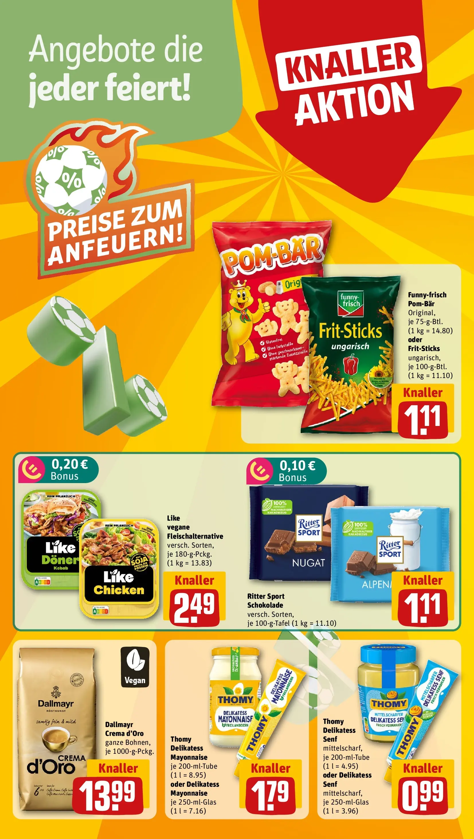 REWE Prospekt ab 29.06.2026 zum Blättern » Angebote | Seite: 6 | Produkte: Schokolade, Ritter sport, Dallmayr, Mayonnaise