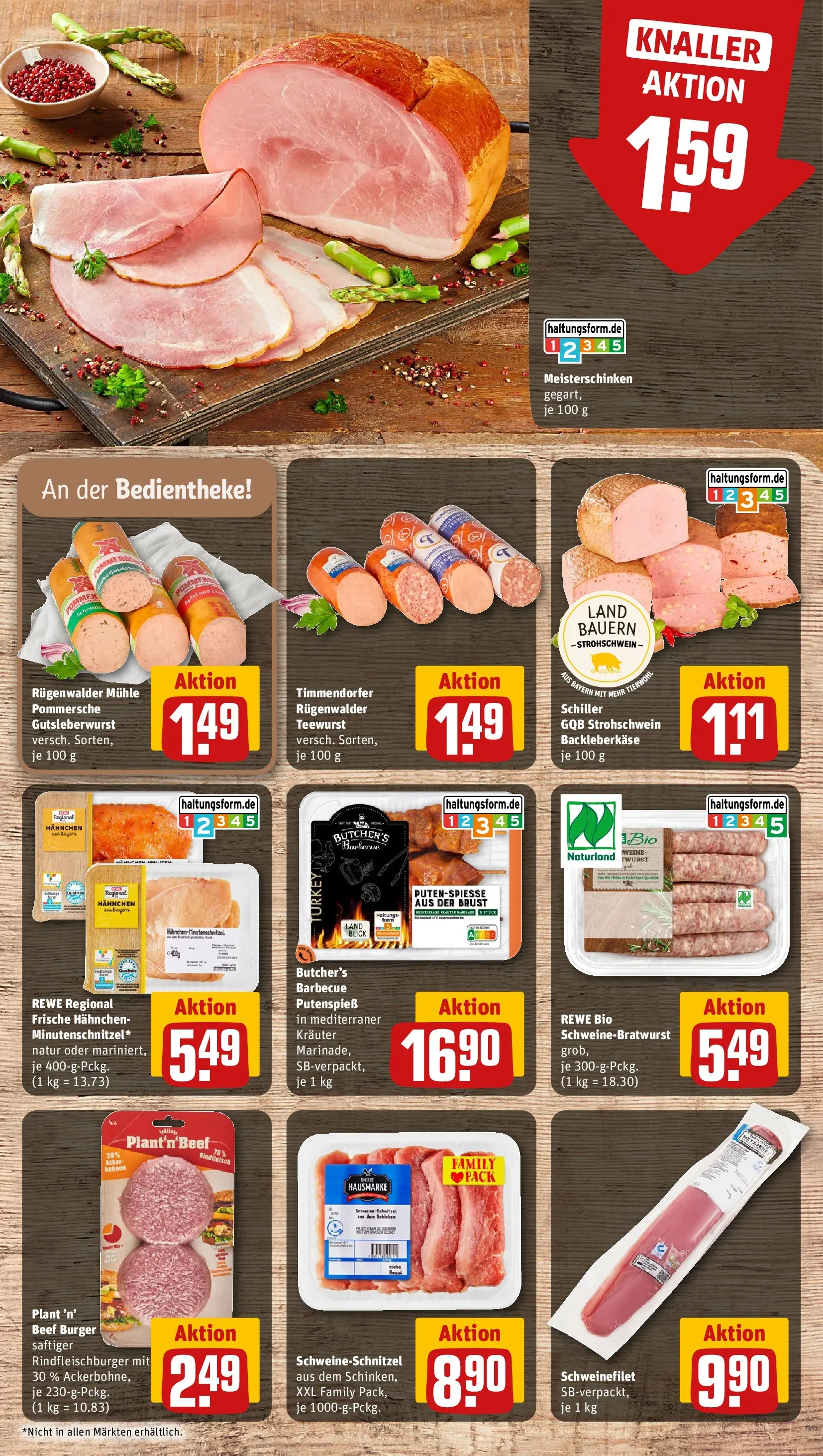 REWE Prospekt ab 29.06.2026 zum Blättern » Angebote | Seite: 11 | Produkte: Mühle, Hahnchen, Burger, Schinken