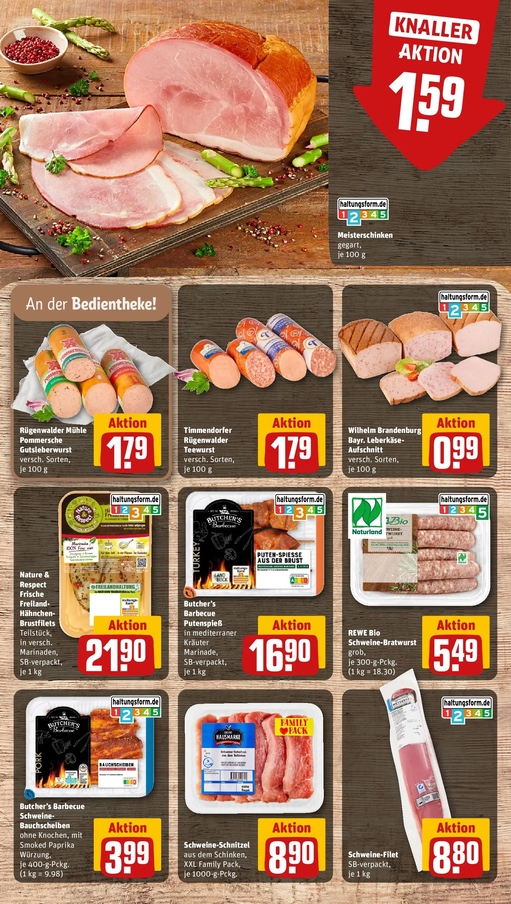 REWE Prospekt ab 29.06.2026 zum Blättern » Angebote | Seite: 10 | Produkte: Mühle, Hahnchen, Regal, Paprika